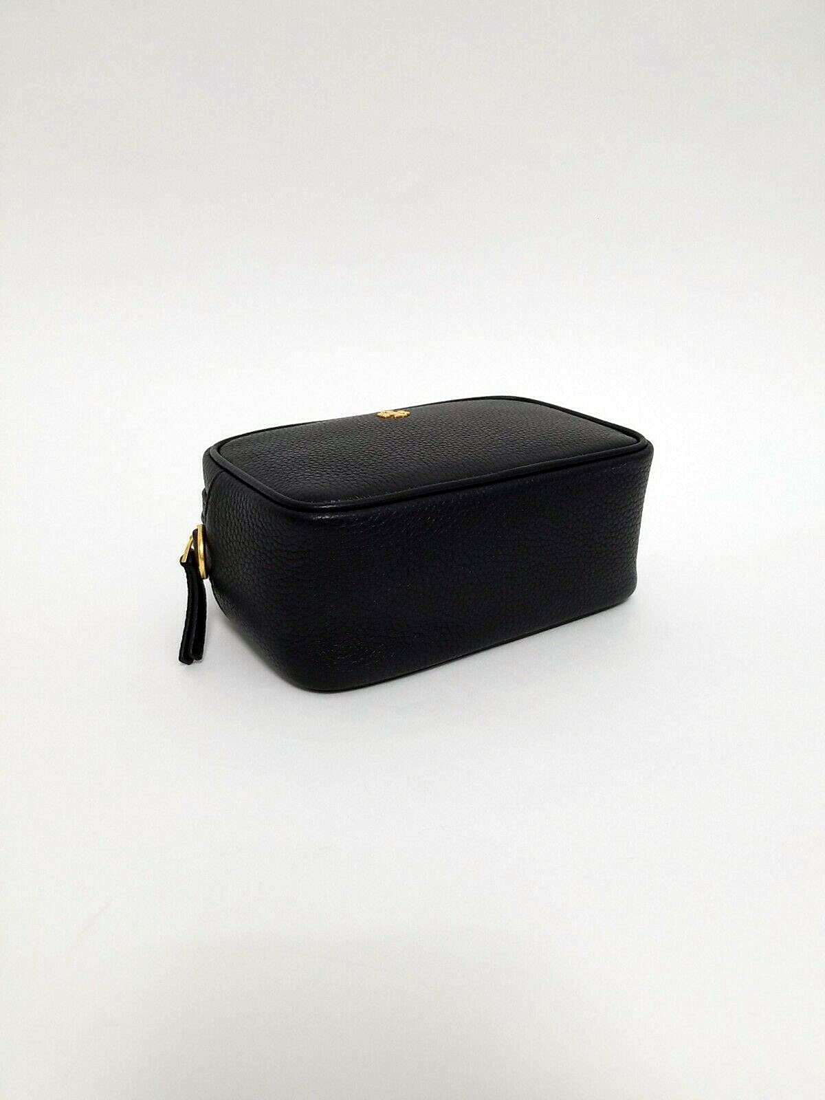 Tory Burch Women's Blake Mini Camera Bag - Small Crossbody Purse for Women, Genuine Leather, Black | Perfect for Everyday Use, Travel & Date Night