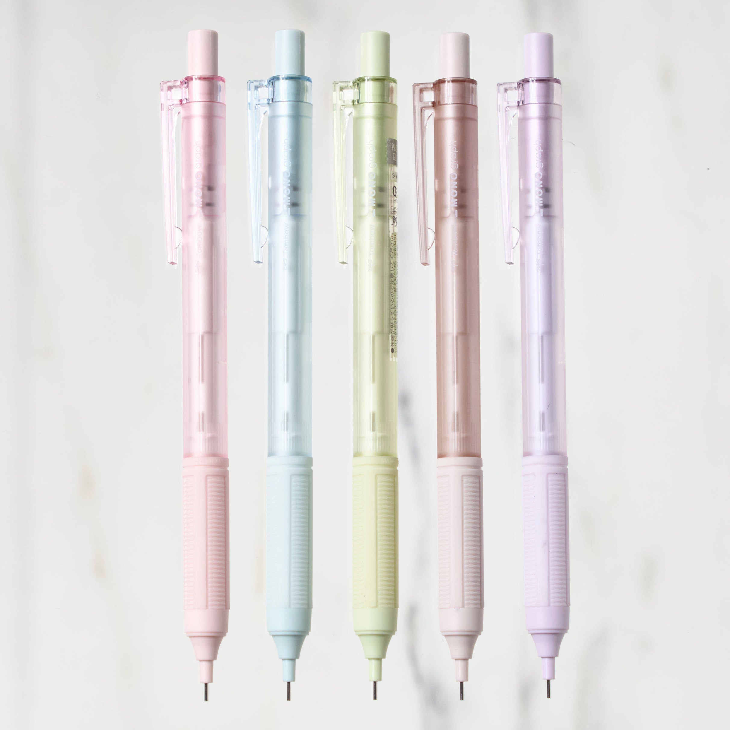 Limited Edition MONO Graph Lite Mechanical Pencil - Pastel Glass Colors (0.5mm) | Premium Drafting & Sketching Tool | Tombow Japan | Perfect for Artists, Students & Office Work