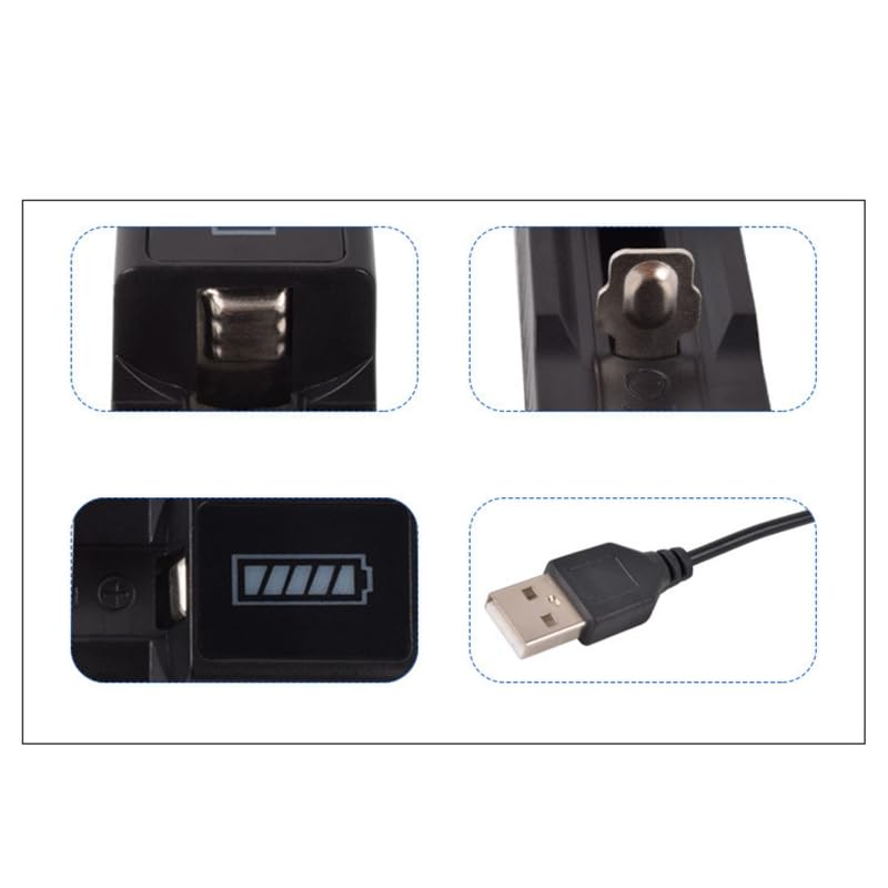 YAOGUI Universal USB Battery Charger for 4.2V 18650 18490 Li-ion Rechargeable Batteries - Smart Charging Adapter with 1 Slot - Perfect for Flashlights, Vape Mods & Electronic Devices