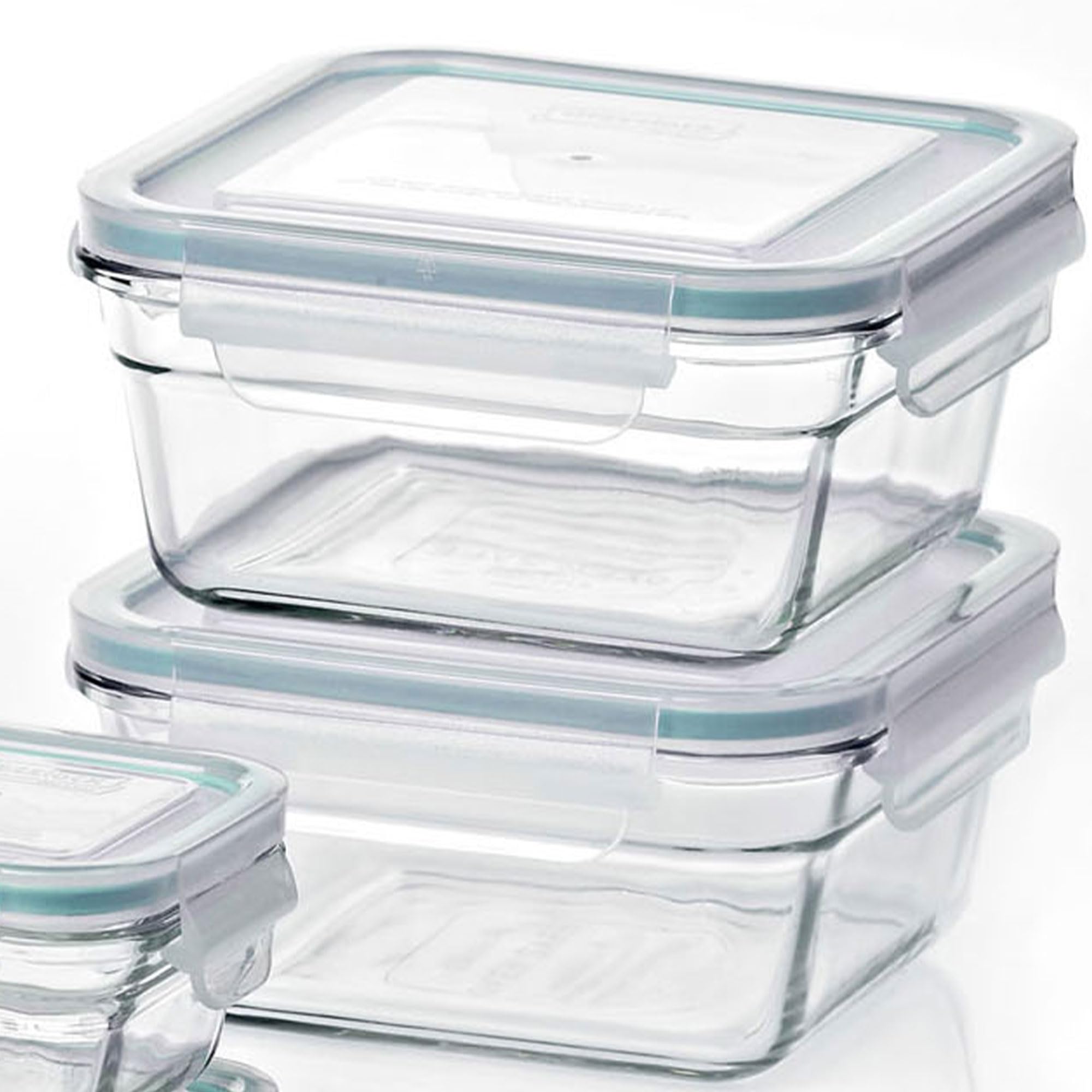 Glasslock 12-Piece Glass Food Storage Container Set - Oven, Microwave & Freezer Safe - Airtight BPA-Free Containers for Meal Prep, Leftovers & Pantry Organization