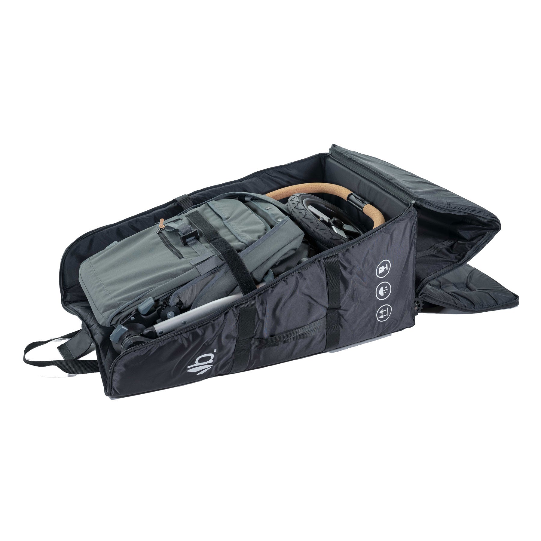 Bumbleride Travel Bag for Era, Indie & Speed Strollers - Compact & Durable Stroller Travel Bag for Airplane & Car Storage