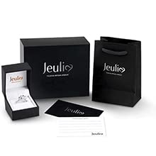 Jeulia Sterling Silver Cheshire Cat Rings for Women - Enamel Handmade Diamond Rings with White & Black Cubic Zirconia - Elegant Bridal Set for Wedding, Anniversary, Engagement & Promise - Perfect Gift with Jewelry Box (Ideal for Alice in Wonderland Themed Parties, Cosplay & Unique Fashion Statements)
