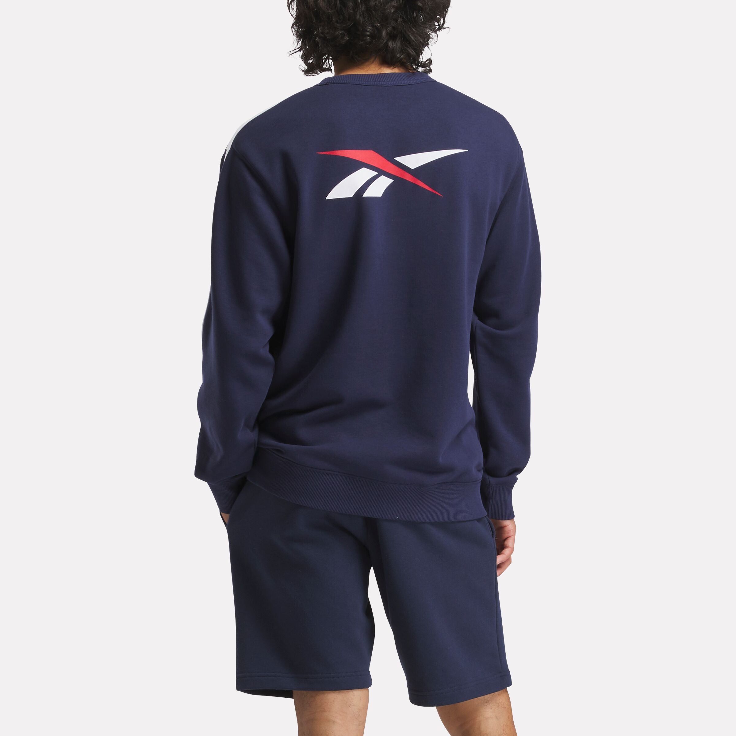 Ri Cross Check Crew Vector Navy - Stylish Men's Graphic T-Shirt for Casual Wear, Street Fashion & Everyday Outfits
