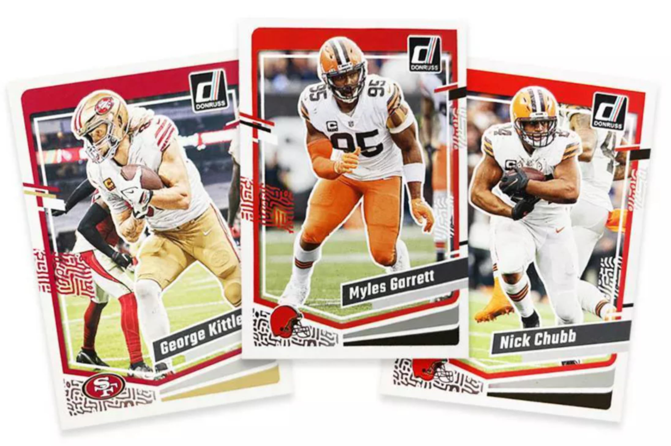 2023 Donruss Football Trading Cards Blaster Box - 90 NFL Trading Cards + 5 Protective Toploaders - Collectible Sports Cards for Trading, Gifts & Display