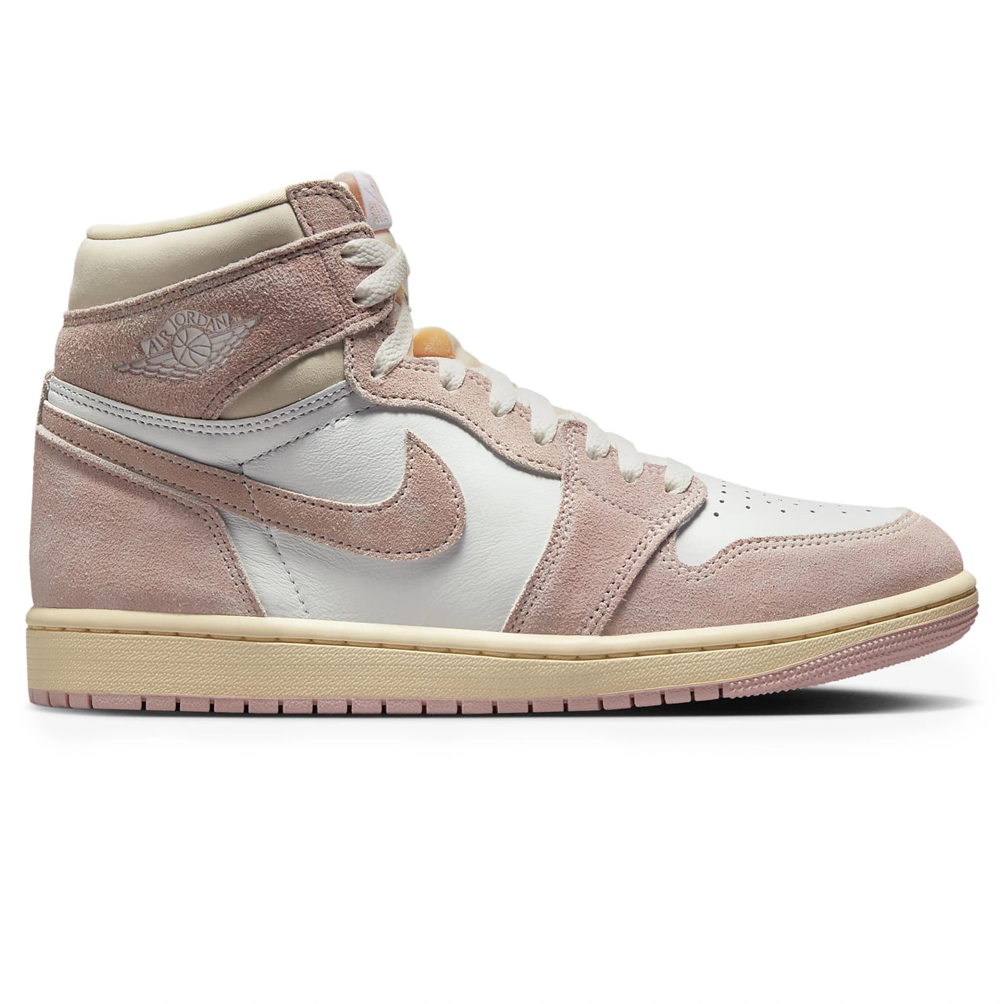 Air Jordan 1 Retro High OG Washed Pink Women's Basketball Shoes - Stylish Sneakers for Casual Wear, Street Fashion & Sports Performance