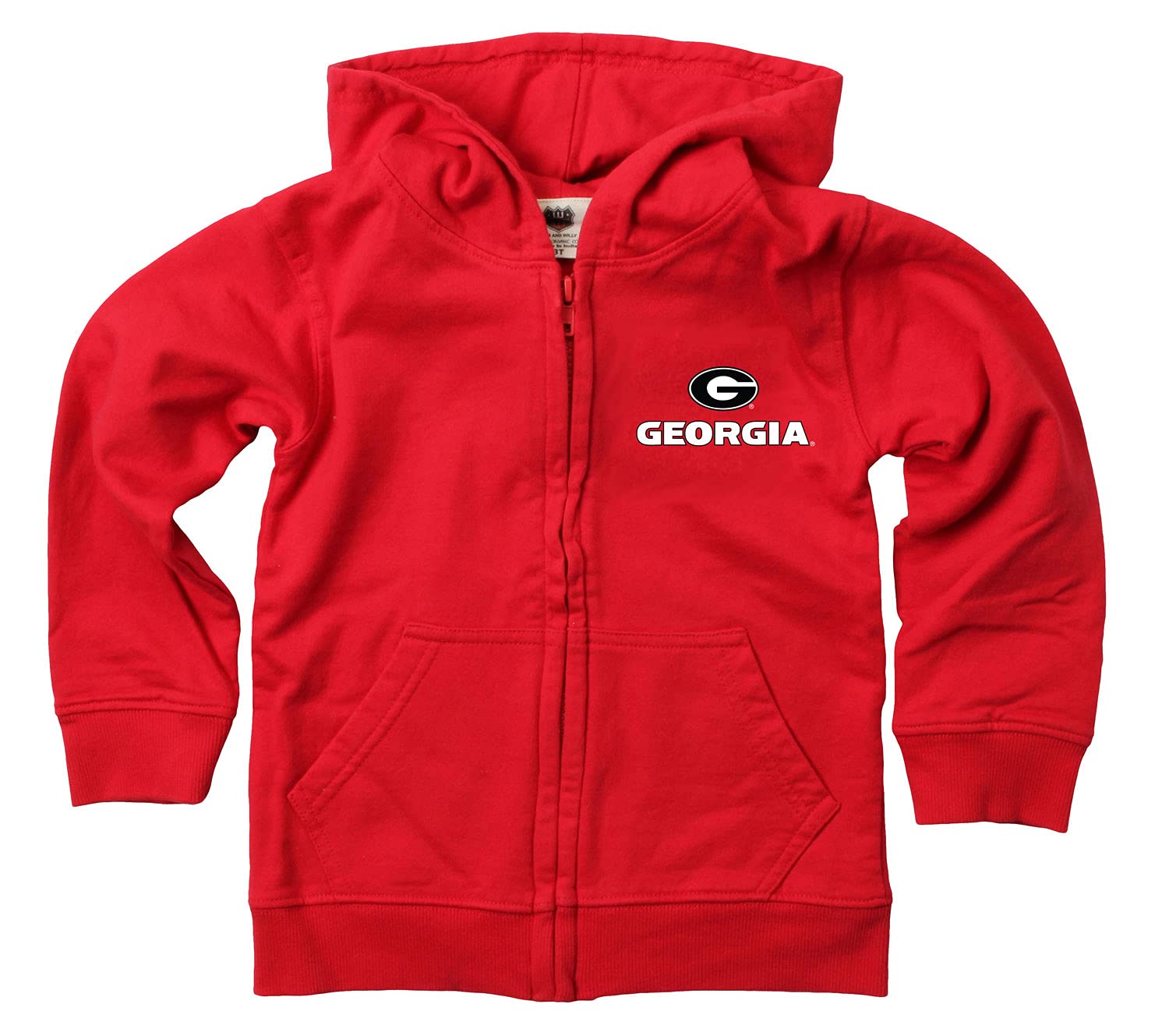 Wes and Willy Boys Zip Up Hoodie - Soft College Fleece Jacket for Kids & Teens - Perfect for School, Sports, and Casual Wear