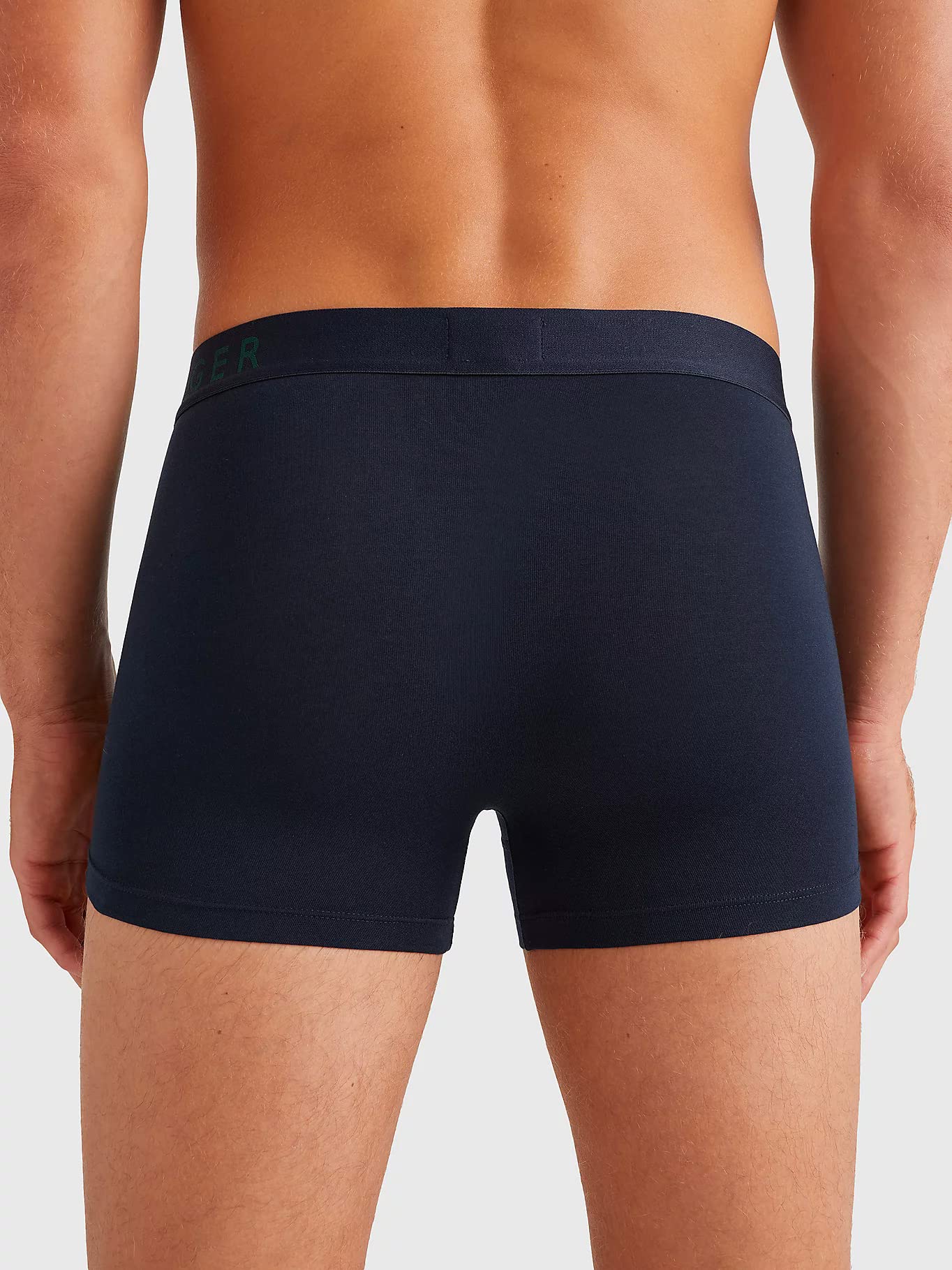 Tommy Hilfiger Men's Cotton Boxer Briefs 3-Pack with Logo - Soft & Breathable Underwear for Everyday Comfort | Work, Gym & Lounge Wear
