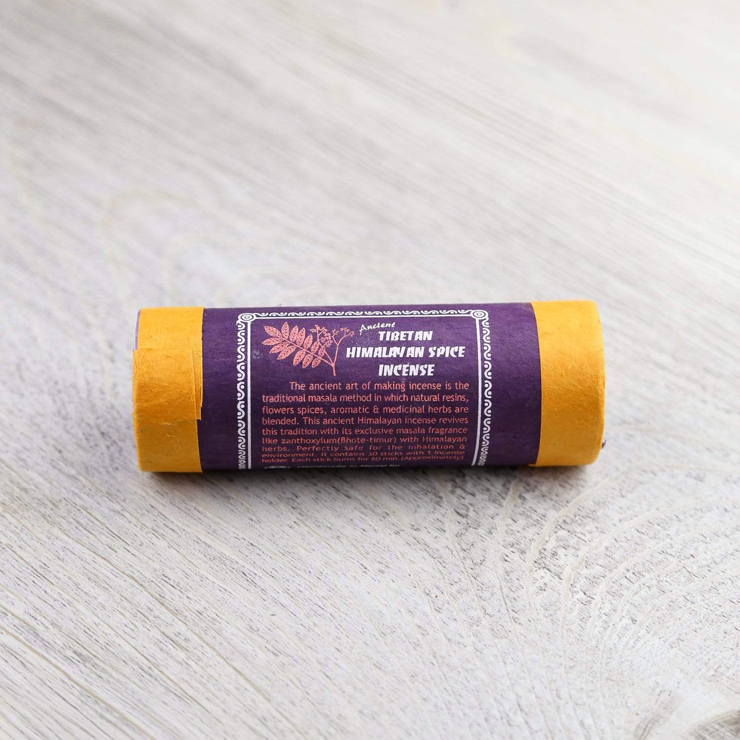 Premium Himalayan Spice Incense Sticks - 100% Natural Aromatherapy for Meditation, Yoga & Relaxation | Handmade in Nepal with Sacred Herbs | Perfect for Home, Office & Spiritual Spaces