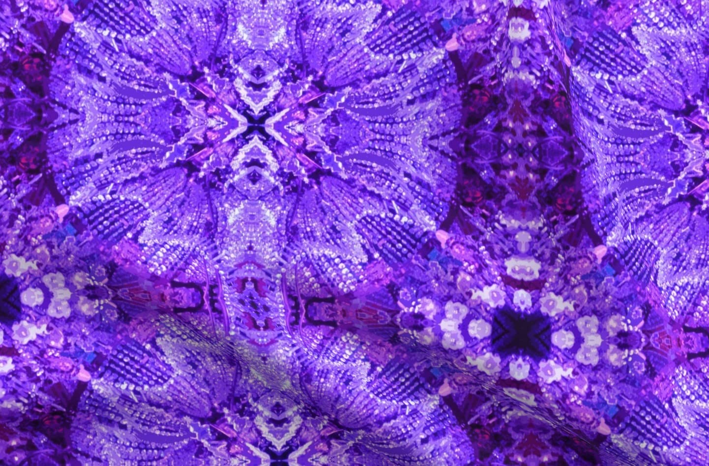 Dark Purple Crystal Printed Upholstery Velvet Fabric by The Yard - Premium Spoonflower Fabric for Home Decor, Furniture Upholstery & Apparel | Perfect for Curtains, Sofas, Dresses & DIY Crafts