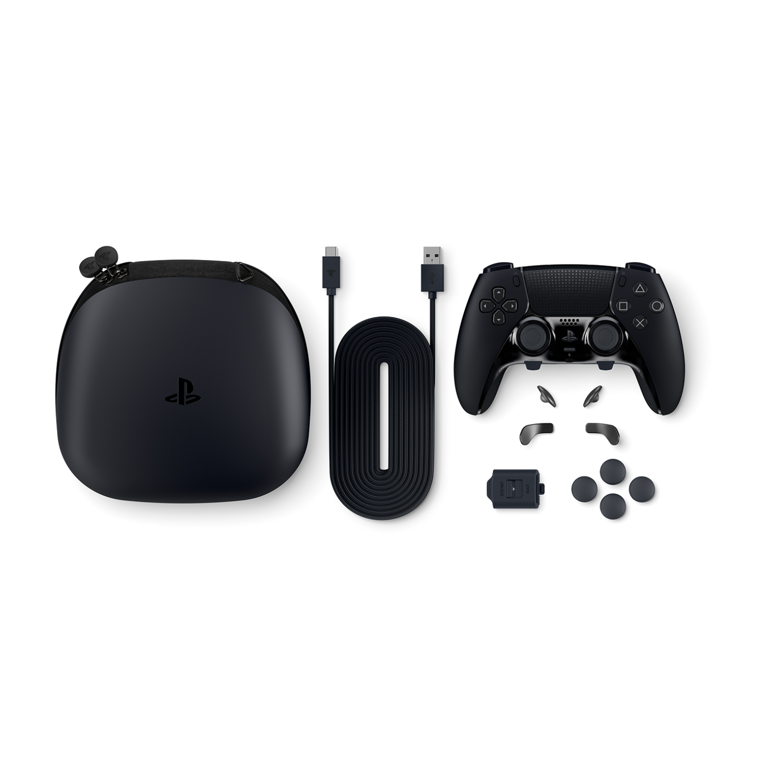 Sony PS5 DualSense Edge Wireless Controller - Midnight Black | Premium Gaming for PS5 Consoles | Perfect for Competitive Play & Long Gaming Sessions