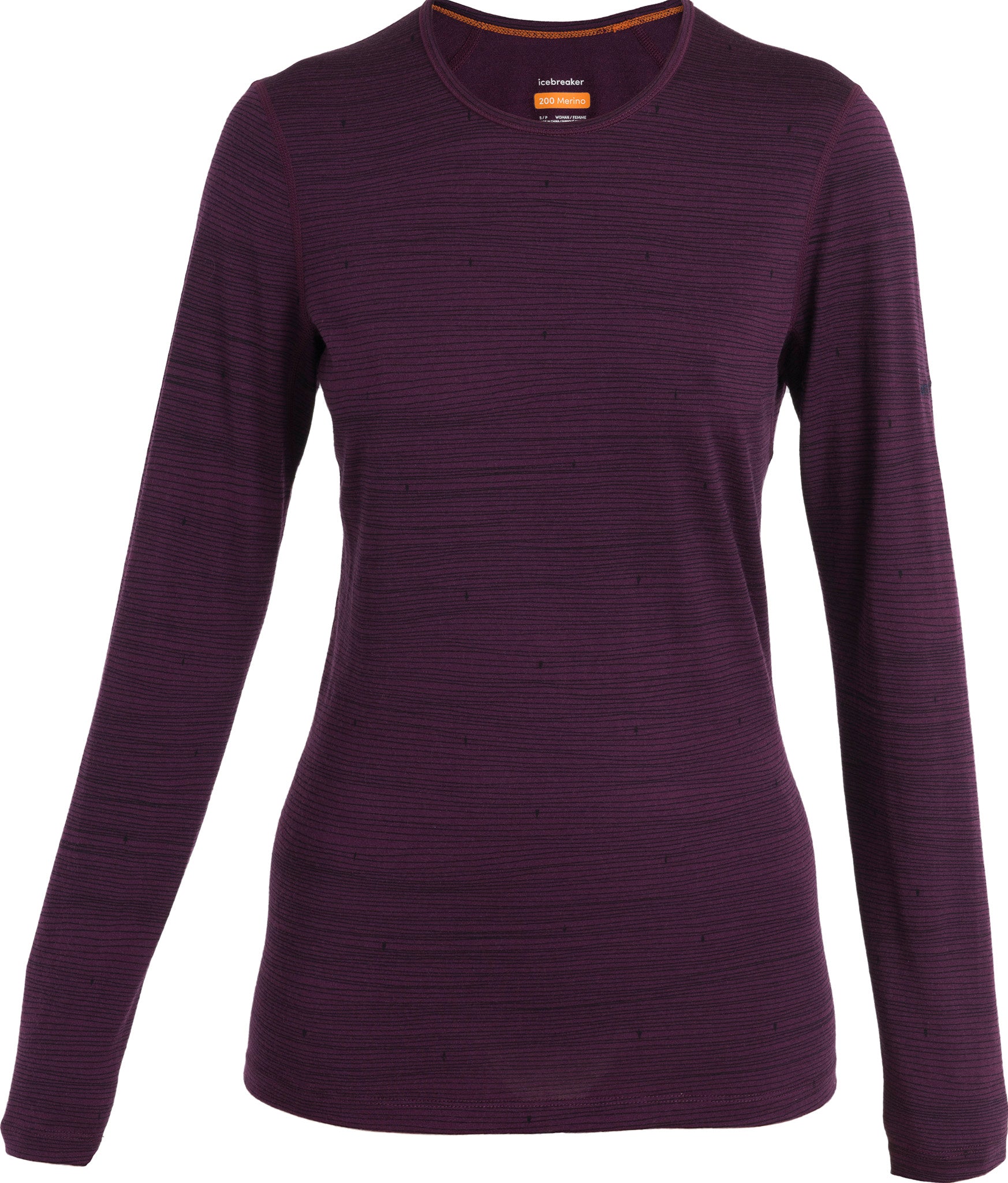 200 Oasis Women's Long Sleeve Crewe Base Layer Top - Thermal Underwear for Cold Weather, Hiking & Outdoor Activities