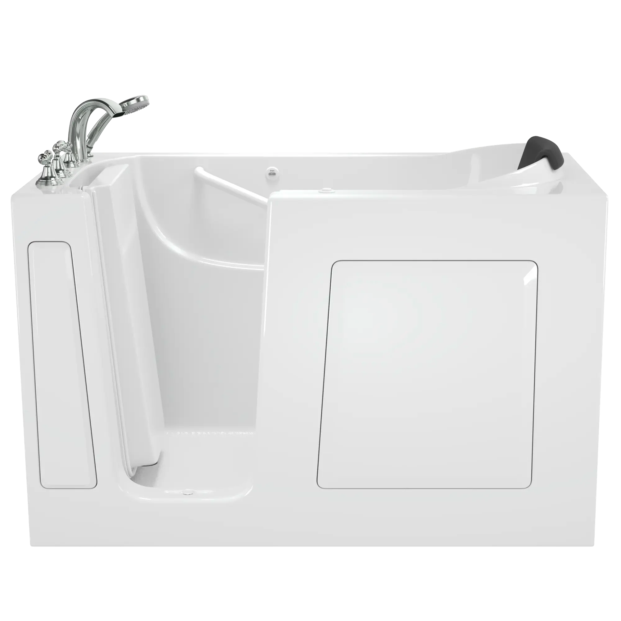 Premium 30 x 60 Inch Gelcoat Walk-in Bathtub with Air Spa System - Left Hand Drain & Faucet - Ideal for Elderly & Mobility Support - Relaxing Hydrotherapy at Home