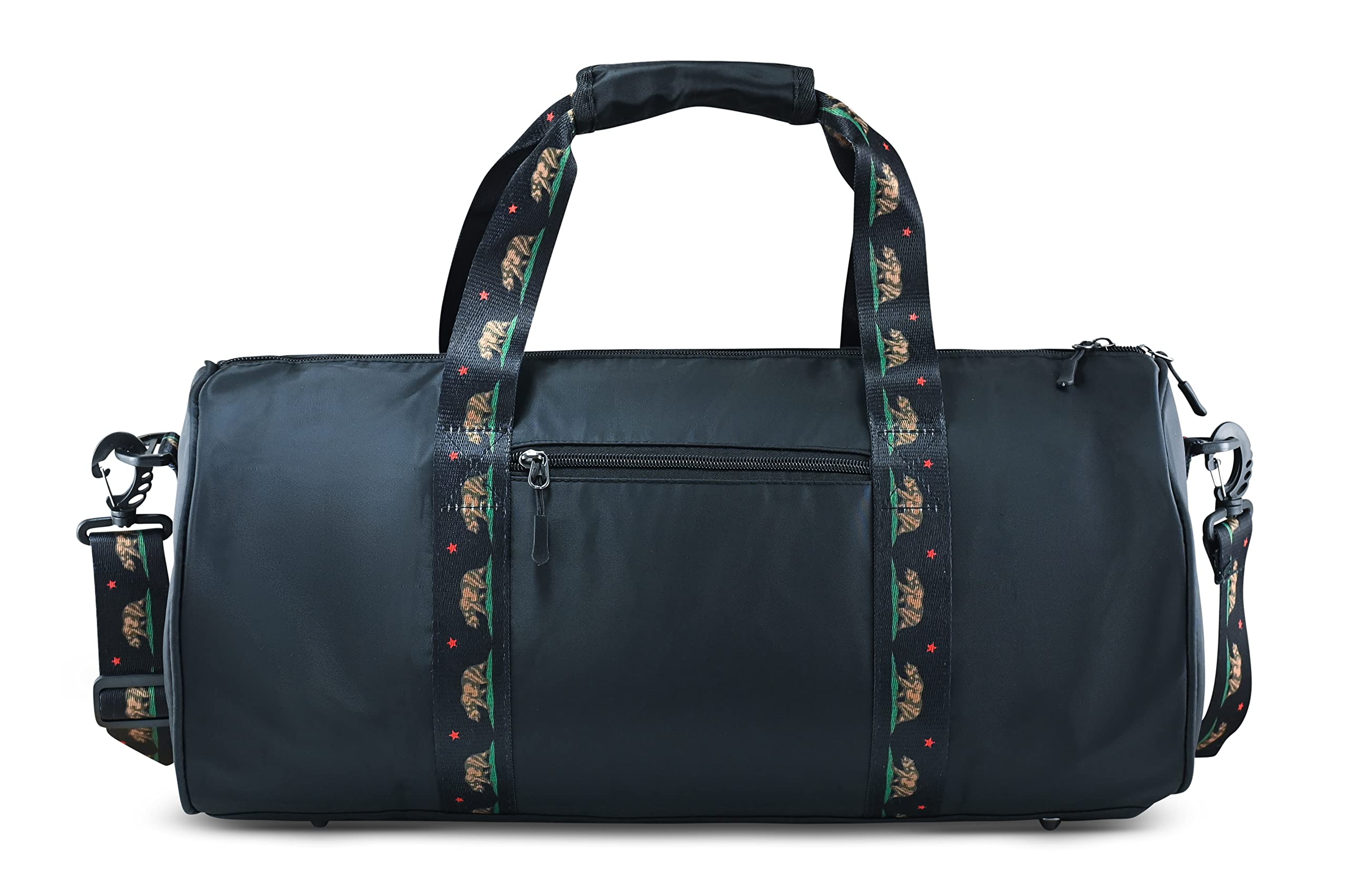 Waterproof Duffle Bag for Travel, Gym & Outdoor Activities - Large Opening, Comfortable Handles - Durable Sports Duffel for Men & Women - Perfect for Camping, Boating & Weekend Getaways (California Republic)