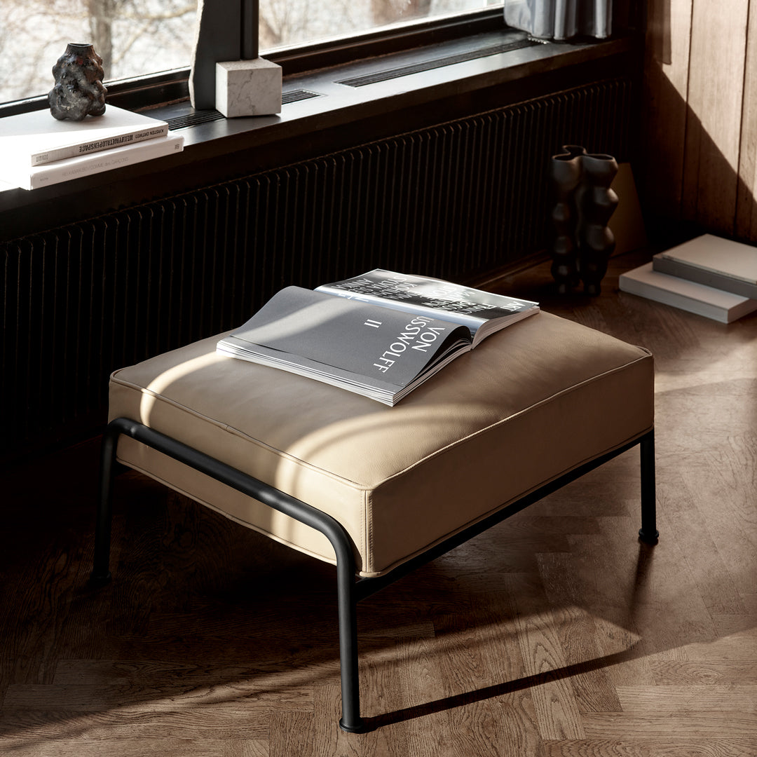 365 North Aero Footstool by Wendelbo - Modern Adjustable Ottoman for Living Room, Bedroom & Office - Comfortable Footrest with Ergonomic Design