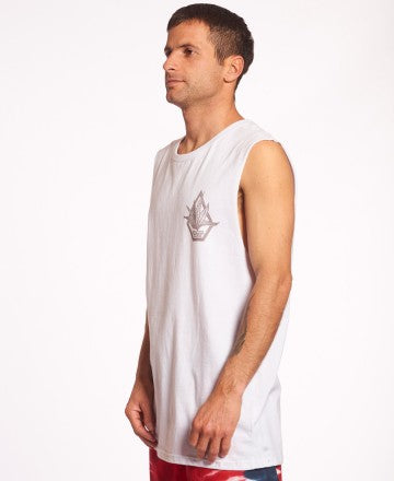 Volcom Men's Printed Muscle Tee - Comfortable & Stylish Graphic T-Shirt for Gym, Workout & Casual Wear