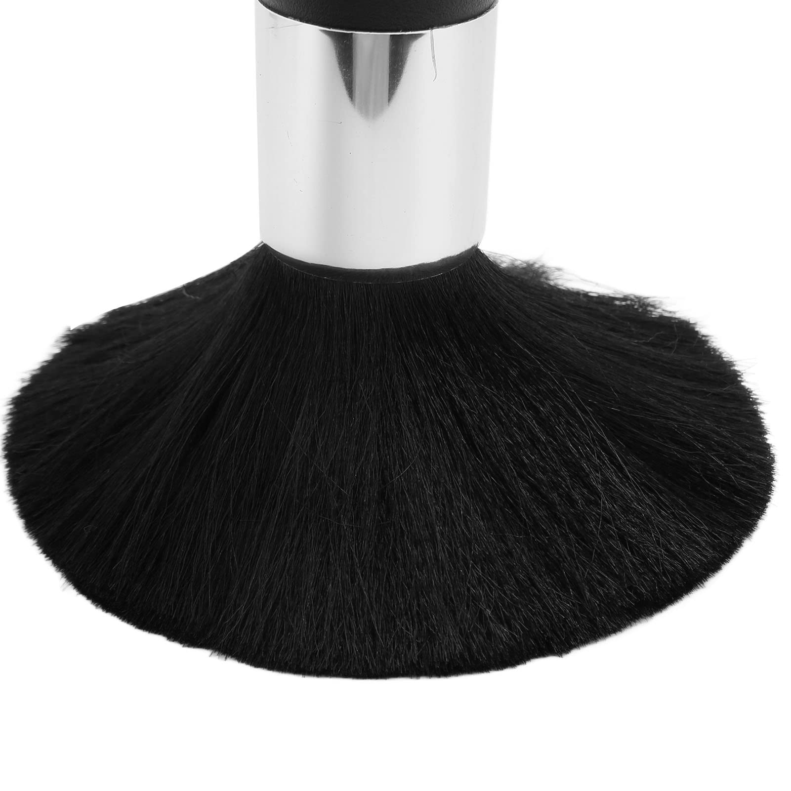 Professional Salon Neck Brush - Soft Nylon Hairdresser Brush for Face & Neck Cleaning | Black Barber Haircut Duster | Perfect for Salon Haircuts, Beard Trimming & Personal Grooming