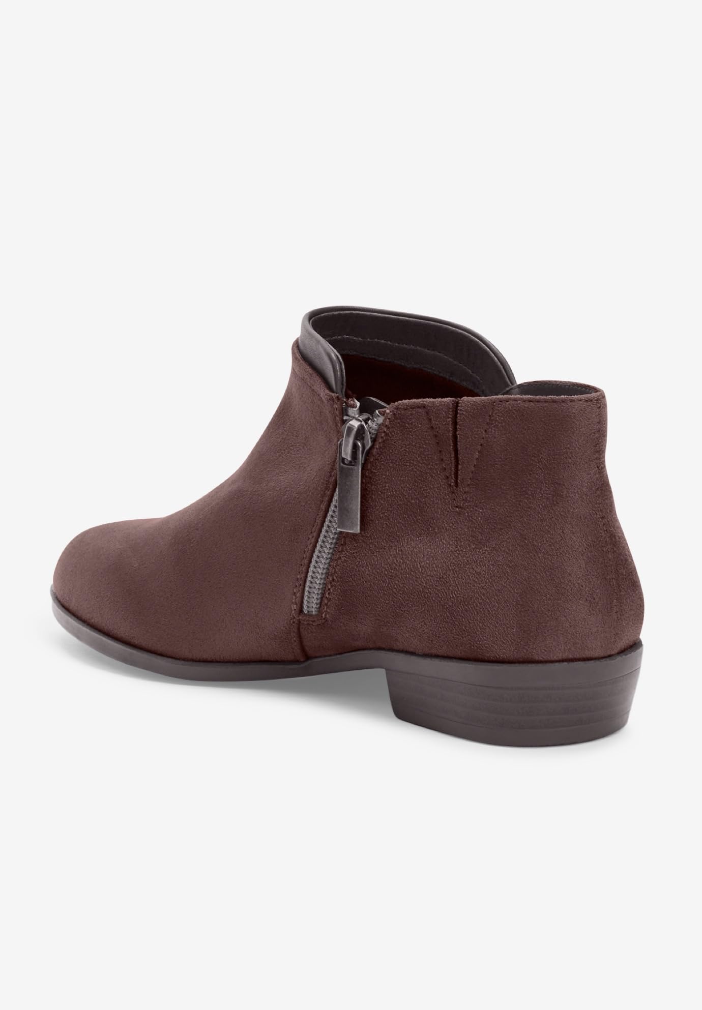 Comfortview Women's Wide Width The Bexley Bootie - Comfortable Ankle Boots for Wide Feet | Perfect for Work, Casual Outfits & Fall/Winter Fashion