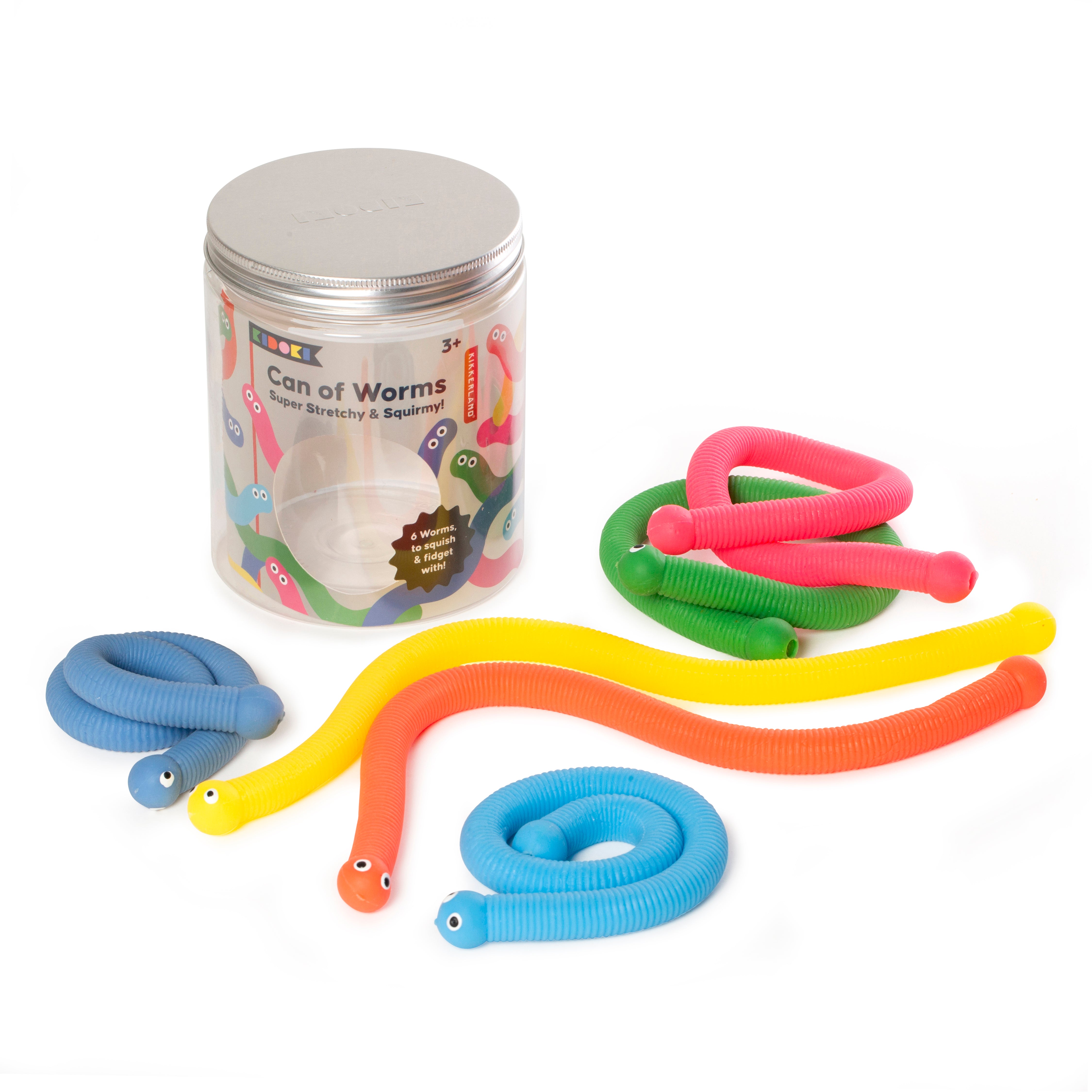 Kidoki Can of Worms - Fun and Educational Kids Toy for Outdoor Play, Birthday Gifts, and Garden Exploration Activities