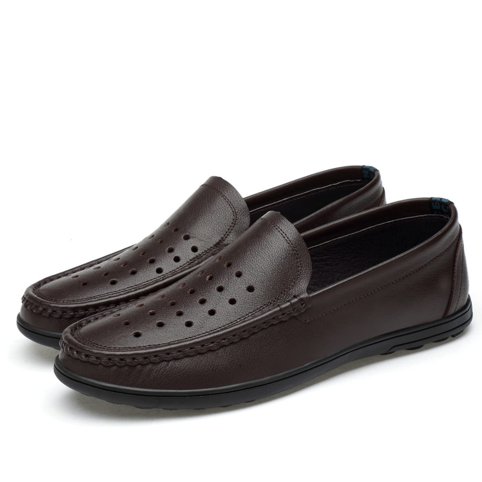 Hoxekle Men's Lightweight Breathable Slip-On Loafers - Casual Driving Moccasins & Boat Shoes for Outdoor Walking, Travel, and Daily Wear