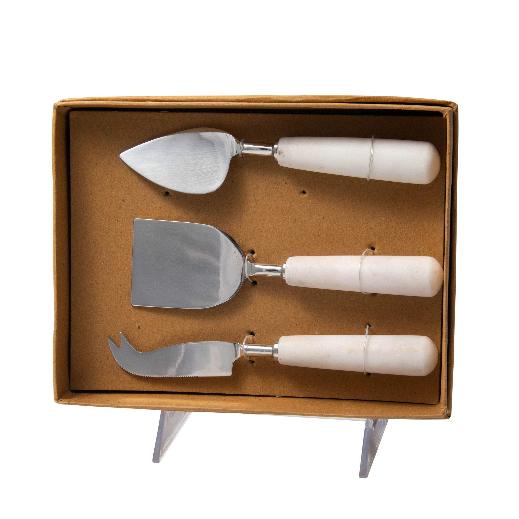 3-Piece Marble Cheese Knife Set - 7