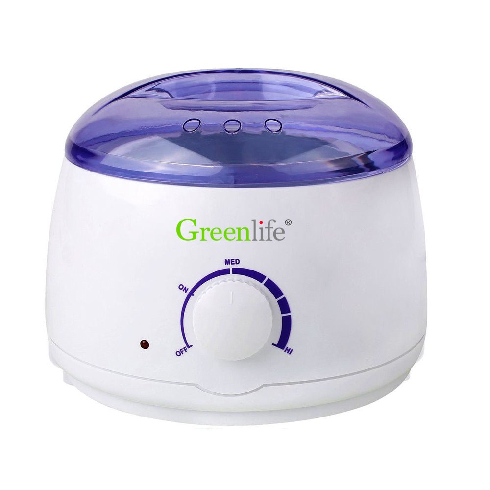 GreenLife® Professional Hair Removal Wax Warmer Kit - Portable Wax Heater for Smooth Skin at Home, Salon & Spa Use - Perfect for Face, Legs, Bikini & Body Hair Removal