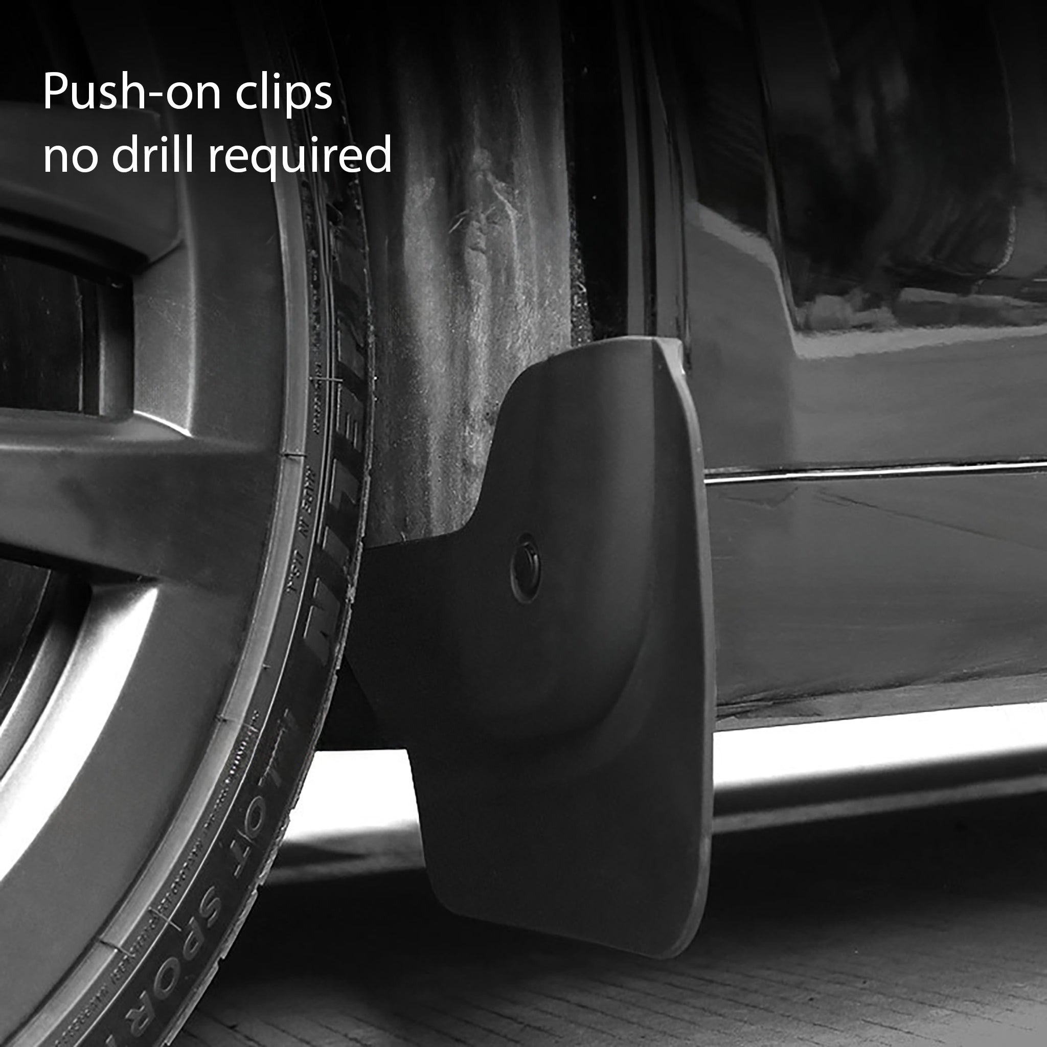 Premium Mud Flaps Set for Tesla Model S 2021+ | Heavy Duty Splash Guards | All-Weather Protection for Road Debris & Water Spray | Perfect for Highway Driving & Winter Conditions
