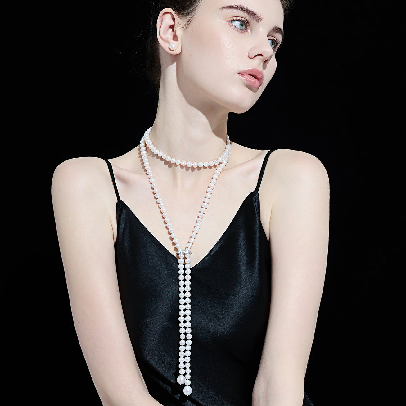 1.25Meter Elegant Freshwater Pearl Necklace WN00611 - Perfect for Weddings, Parties & Special Occasions