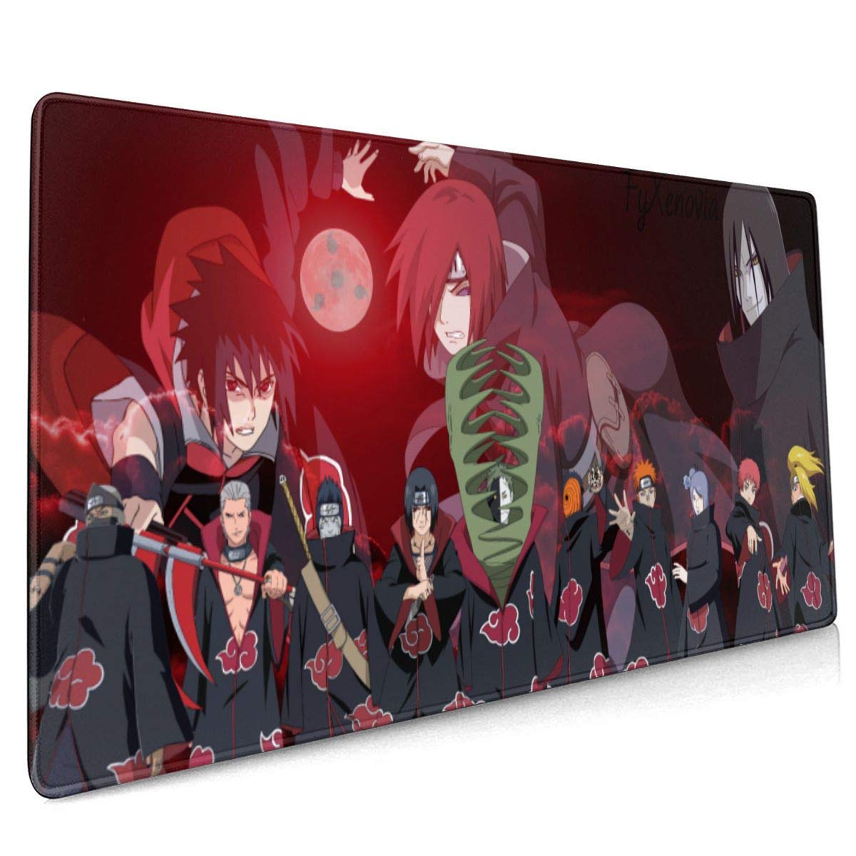 Naruto Akatsuki Gaming Mouse Pad 15.8x35.5 Inches (40x90cm) - Large Anime Mouse Mat for PC, Laptop & Office Use - Perfect for Gamers & Anime Fans