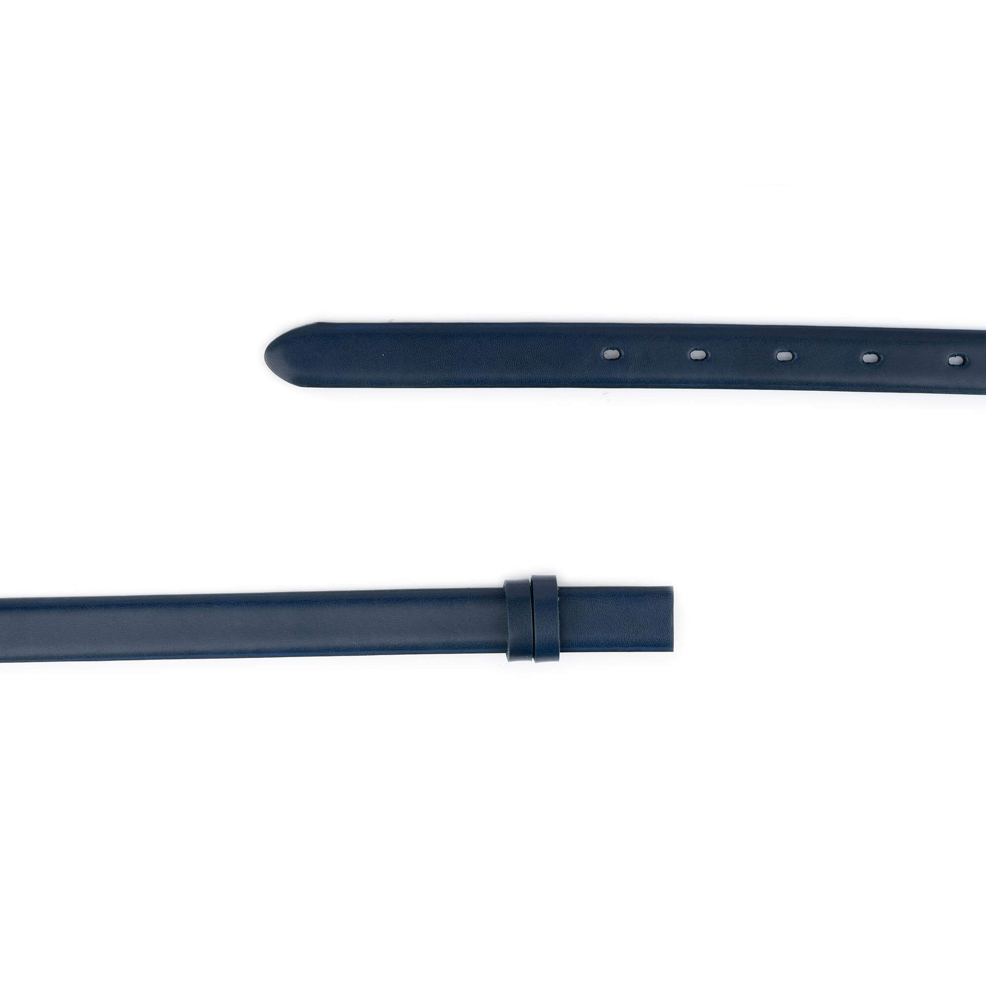 Dunhill Women's Navy Blue Thin Belt Strap - Premium Replacement Buckle for Dress Pants, Skirts & Formal Outfits | Adjustable Waistband Accessory for Office & Evening Wear