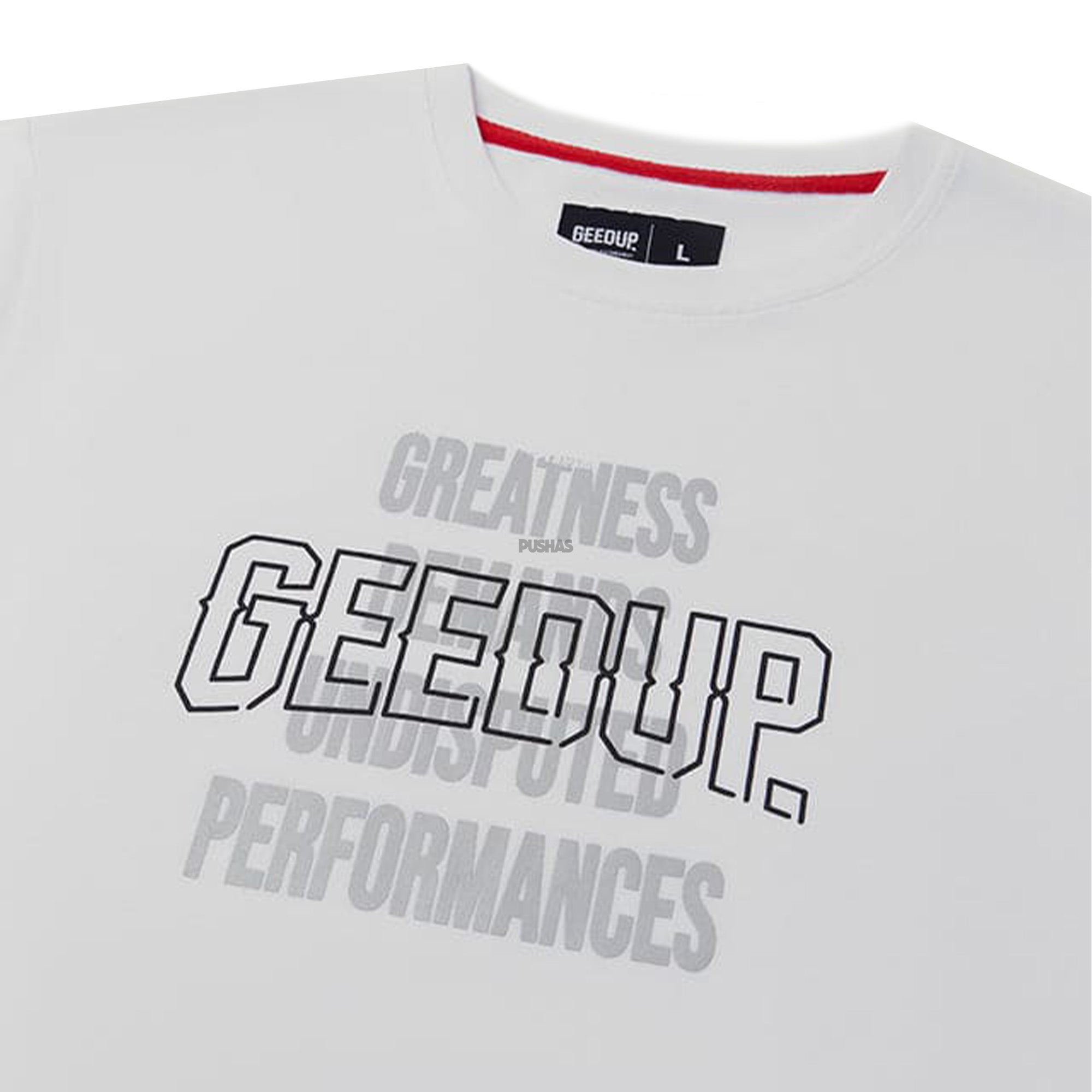 Geedup G.D.U.P White T-Shirt for Men - Premium Cotton Streetwear Tee (2024) - Perfect for Casual Wear, Gym & Street Style