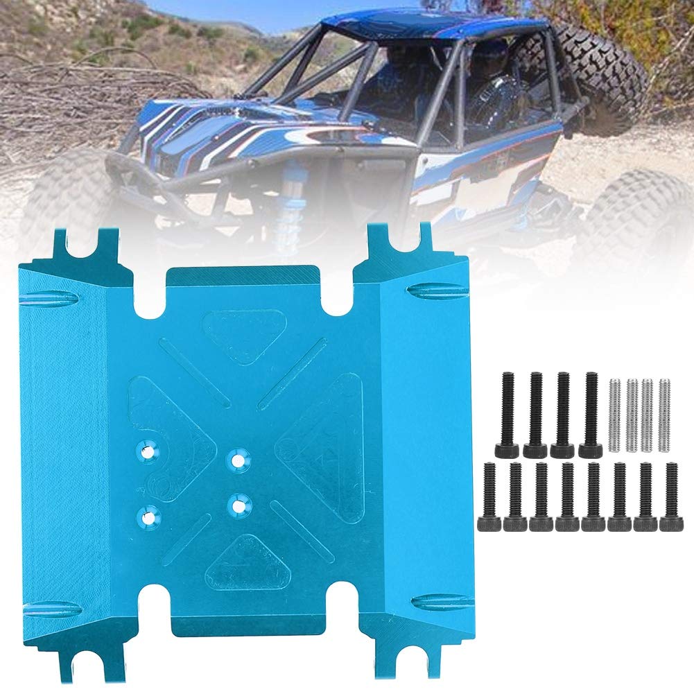 Durable RC Car Skid Plate for 1/10 Scale Models (90018 90048) - Heavy-Duty Center Gear Box Mount with Easy Screw Installation - Perfect for Off-Road Bashing & Rock Crawling Adventures