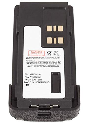 Rechargeable 7.5V 1500mAh Ni-MH Battery for Motorola XiR 8660 Two-Way Radio - Long-Lasting Power for Emergency Communication & Business Operations