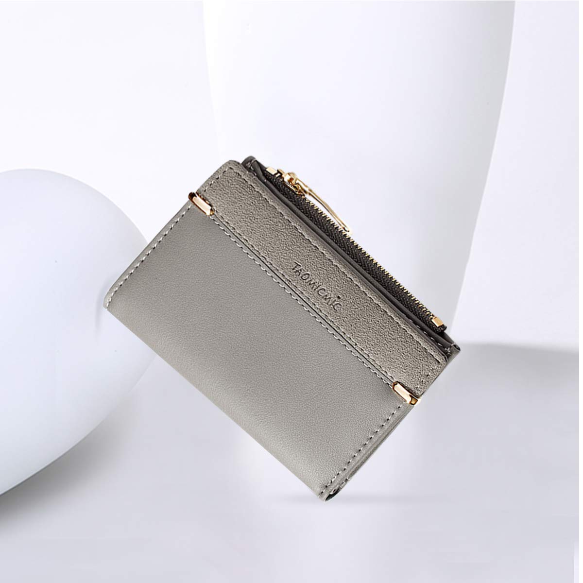 NICOLE & DORIS Women's PU Leather Bi-Fold Wallet - Slim Clutch Purse for Ladies | Perfect for Everyday Use, Travel & Gift Giving