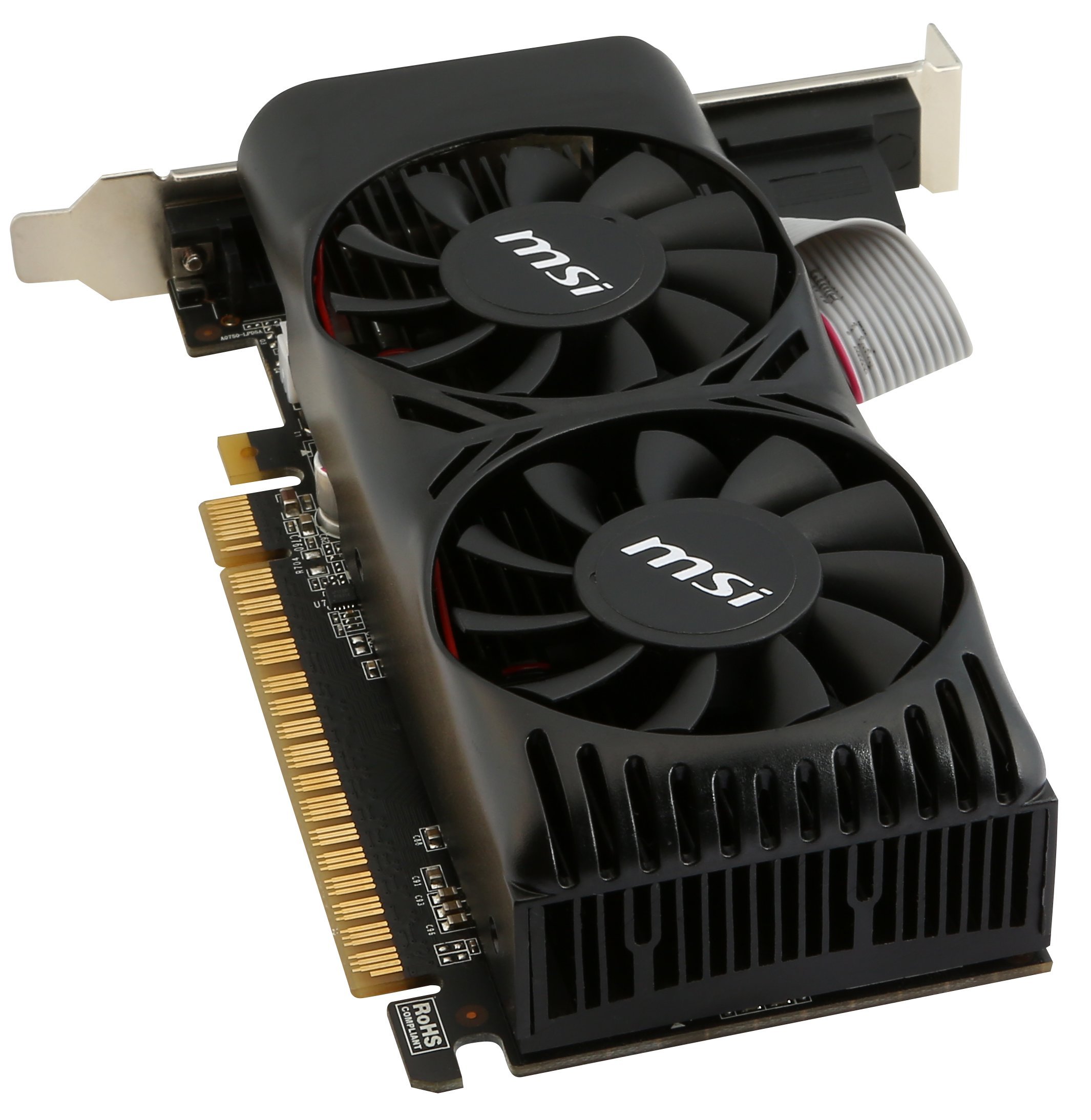 MSI N750Ti-2GD5TLP Gaming Graphics Card - 2GB GDDR5, Low Profile Design for Small PC Builds - Perfect for 1080p Gaming, Video Editing & Home Theater PCs