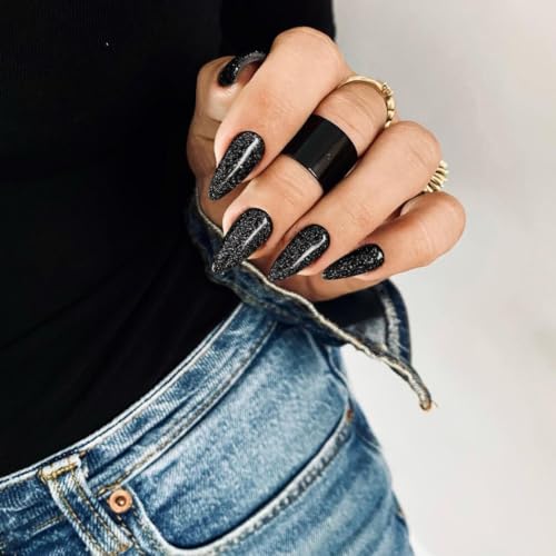 black glitter