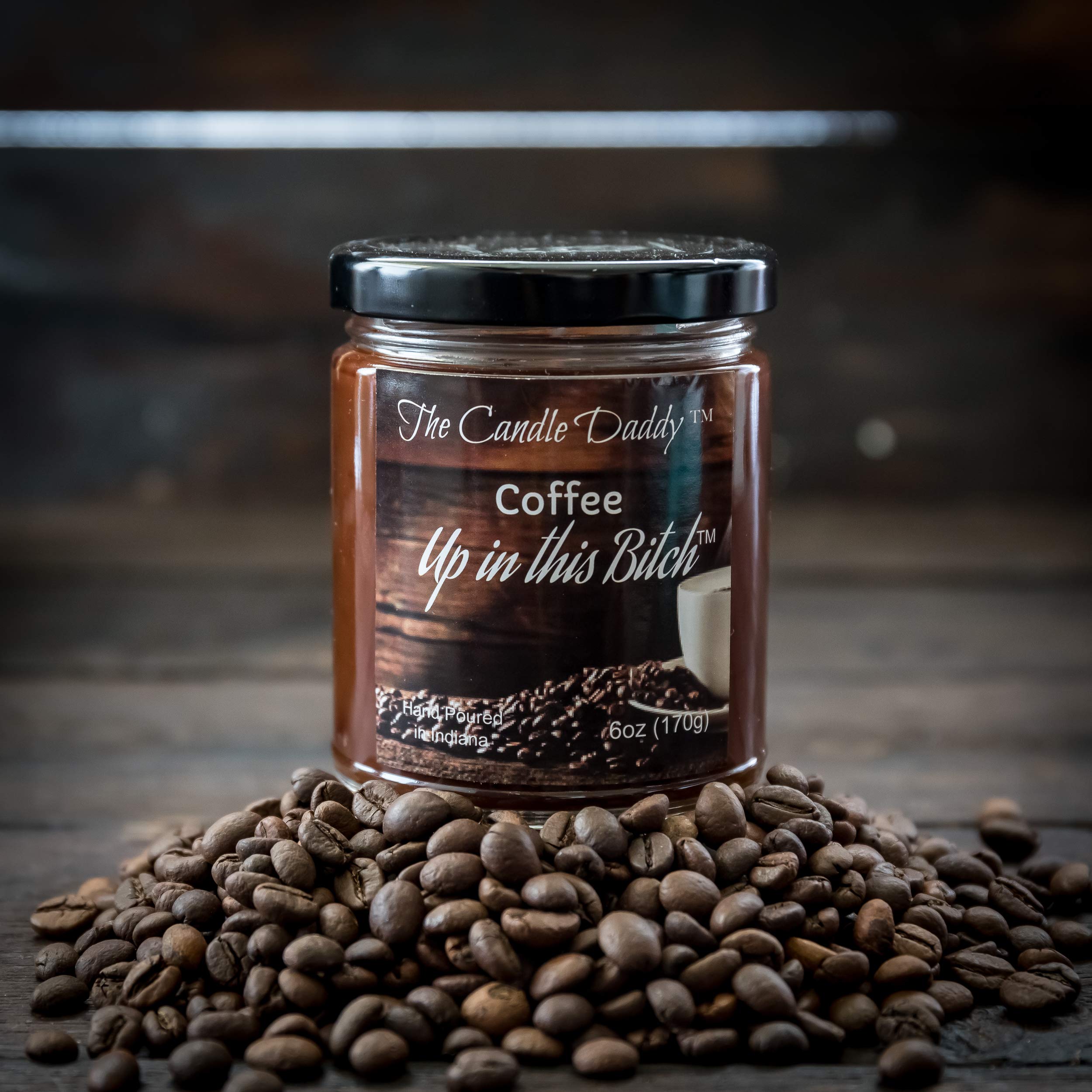 Funny Coffee Scented Candles & Wax Melts - 2x6oz + 3x2oz - Home & Office Decor