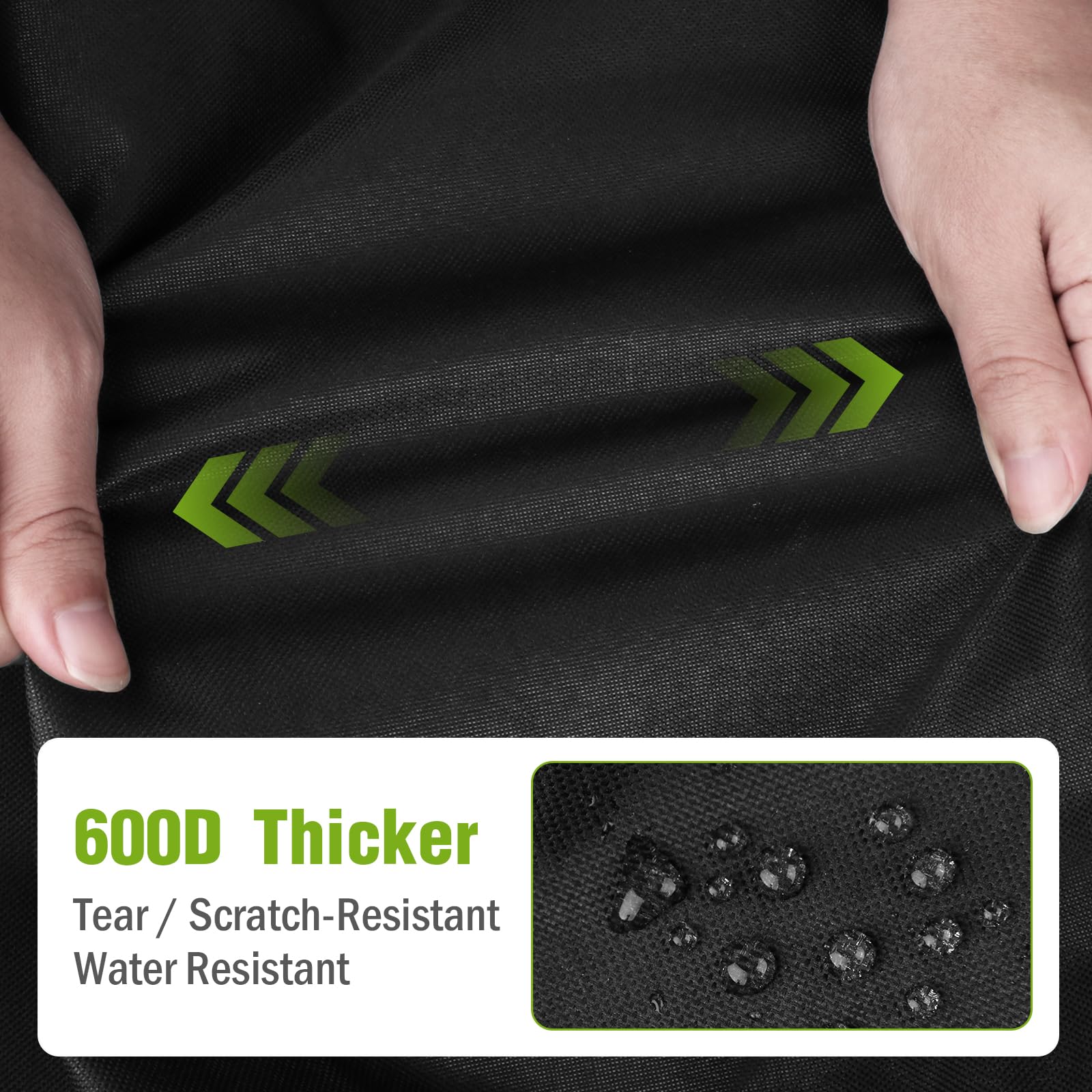 Waterproof Cover for Hessaire MC37M/MC37A/MC37V 3100 CFM Portable Evaporative Cooler - Outdoor Protection for Swamp Cooler, Air Conditioner - Perfect for Patio, Garage, and Backyard Use