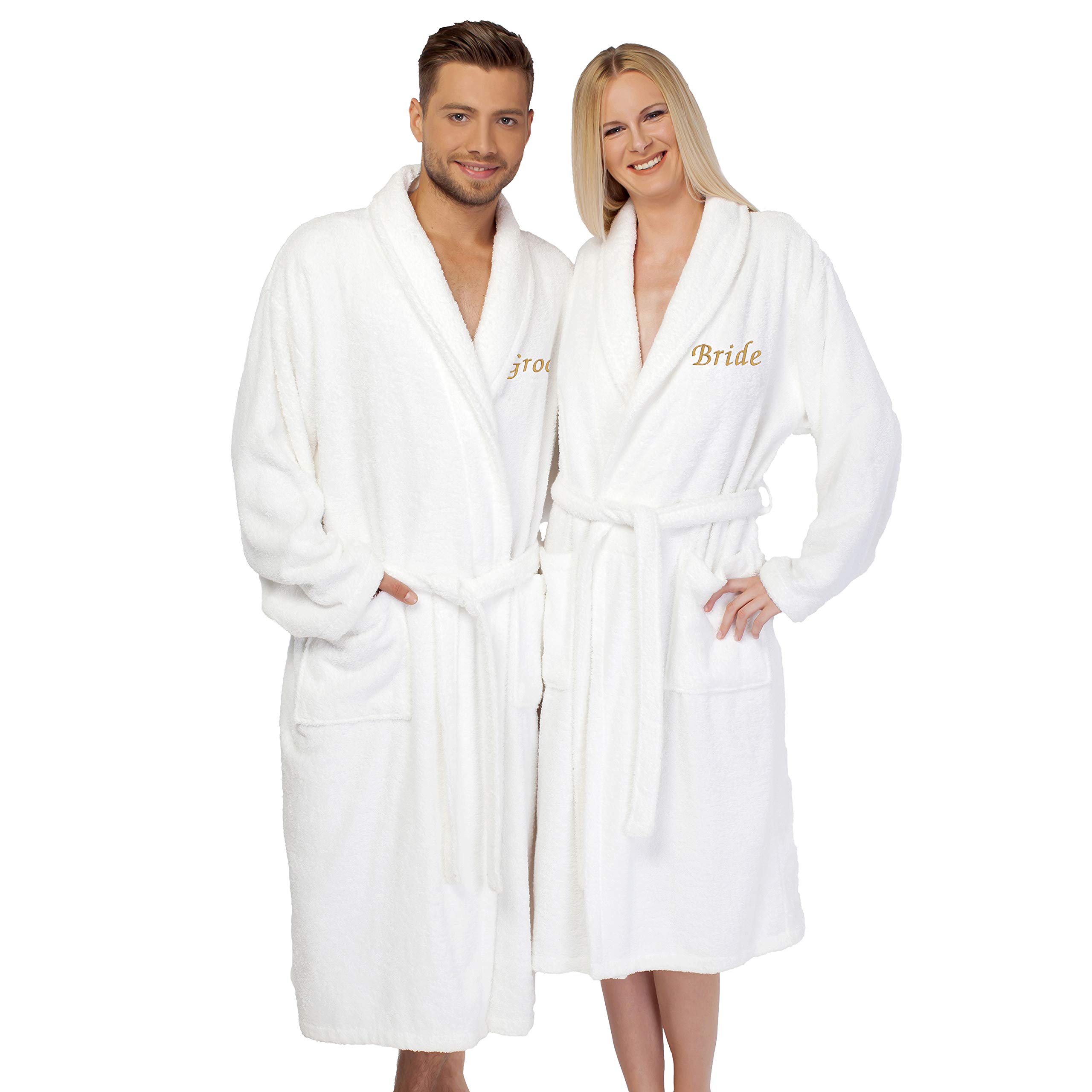 Premium 100% Cotton Terry Cloth Bathrobe - Soft Hotel Style Spa Robe for Women & Men - Perfect for Home Relaxation, Spa Days & Luxury Gifting