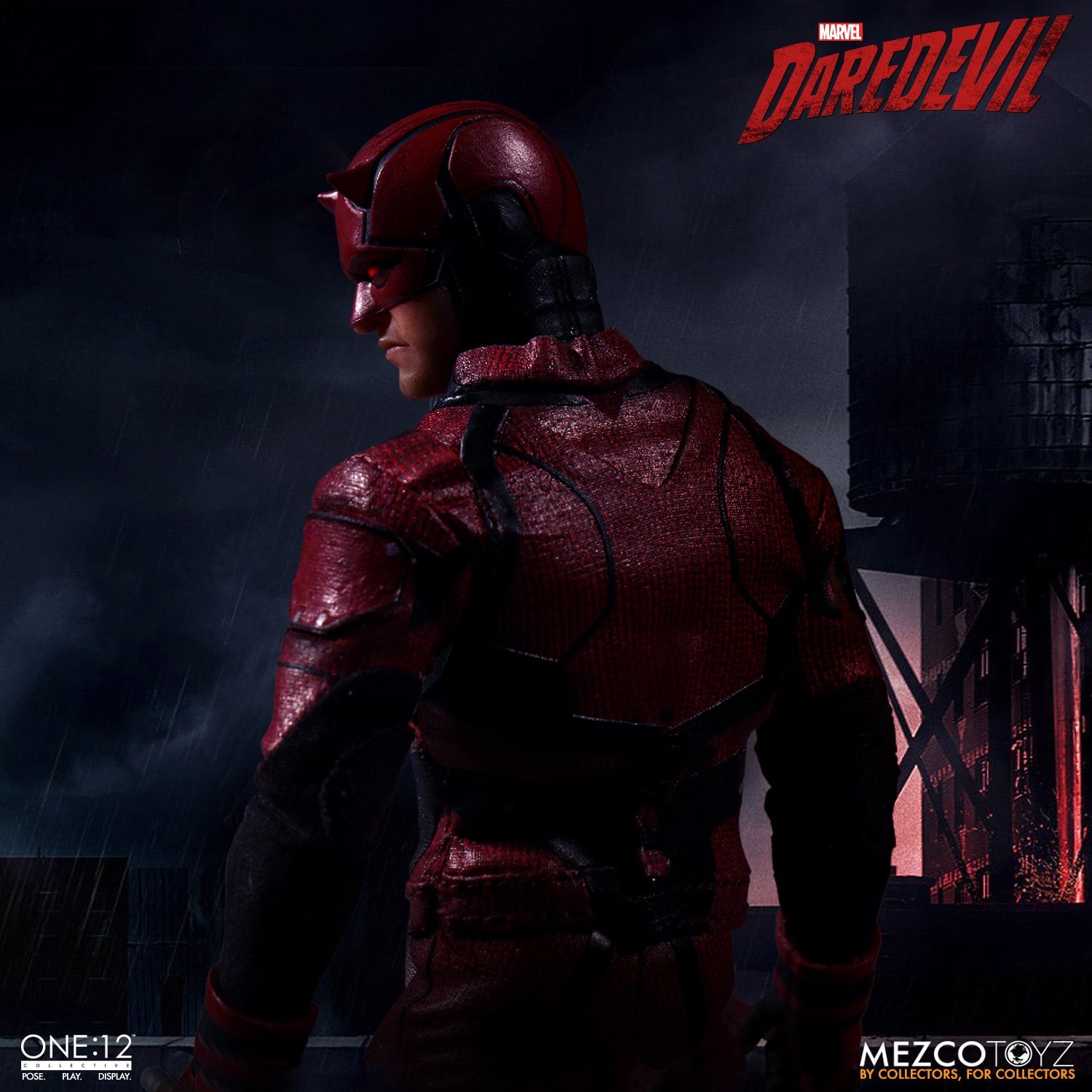 Mezco Toyz One:12 Collective Marvel Comics Daredevil 1/12 Scale Action Figure - Premium Collectible Superhero Toy for Display & Play - Perfect for Marvel Fans & Collectors