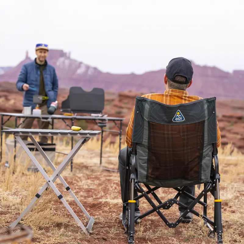 Stowaway Rocker™ - Compact Folding Rocking Chair for Camping, Travel & Small Spaces - Portable Outdoor Rocker for Patio, RV, Apartment & Nursery - Lightweight & Easy to Store