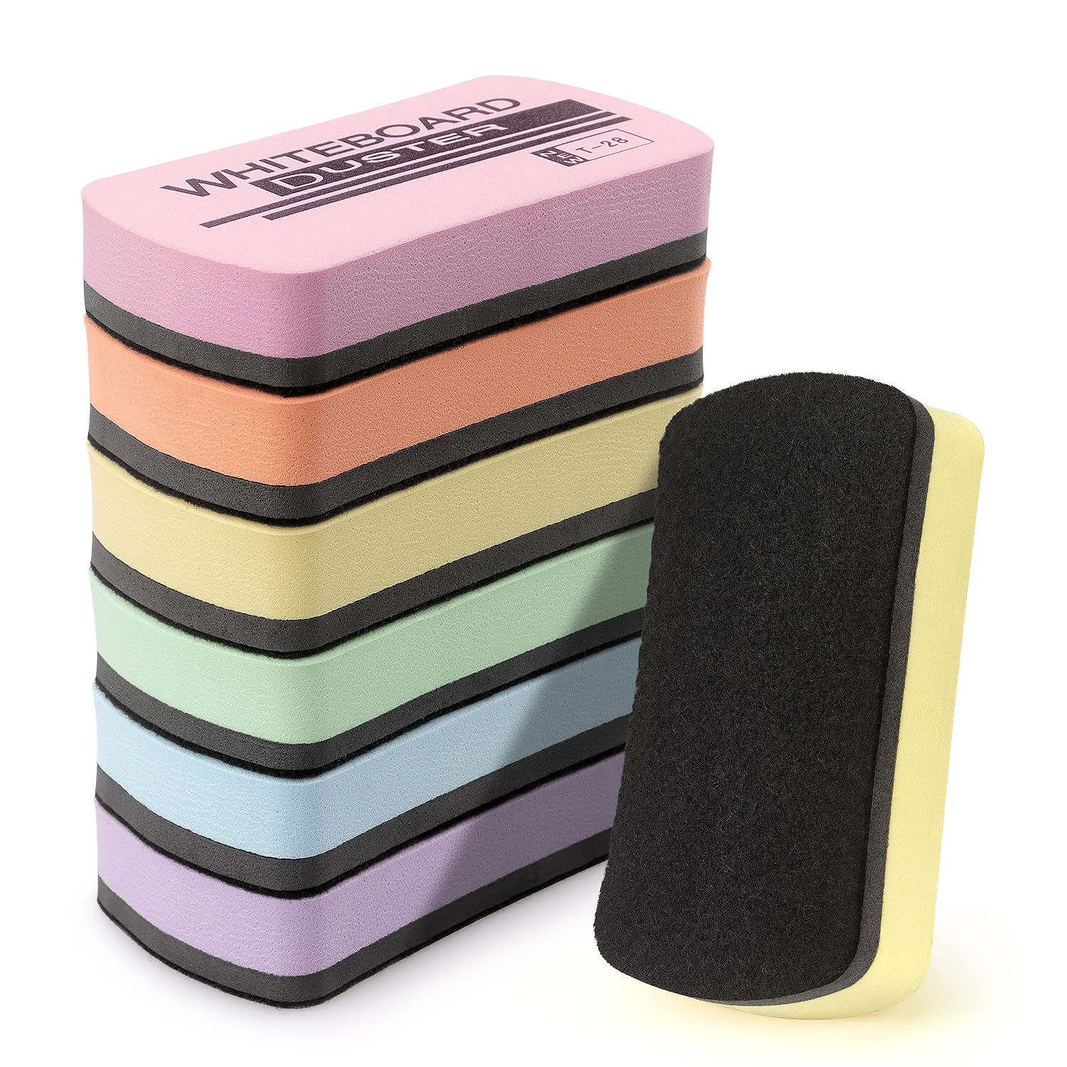 Tamaki 6 Pack Magnetic Dry Erase Board Erasers - Colorful Pastel Whiteboard Cleaners for Kids, Classroom, Office & Home Use - Perfect for School Supplies, Teacher Tools & Home Organization