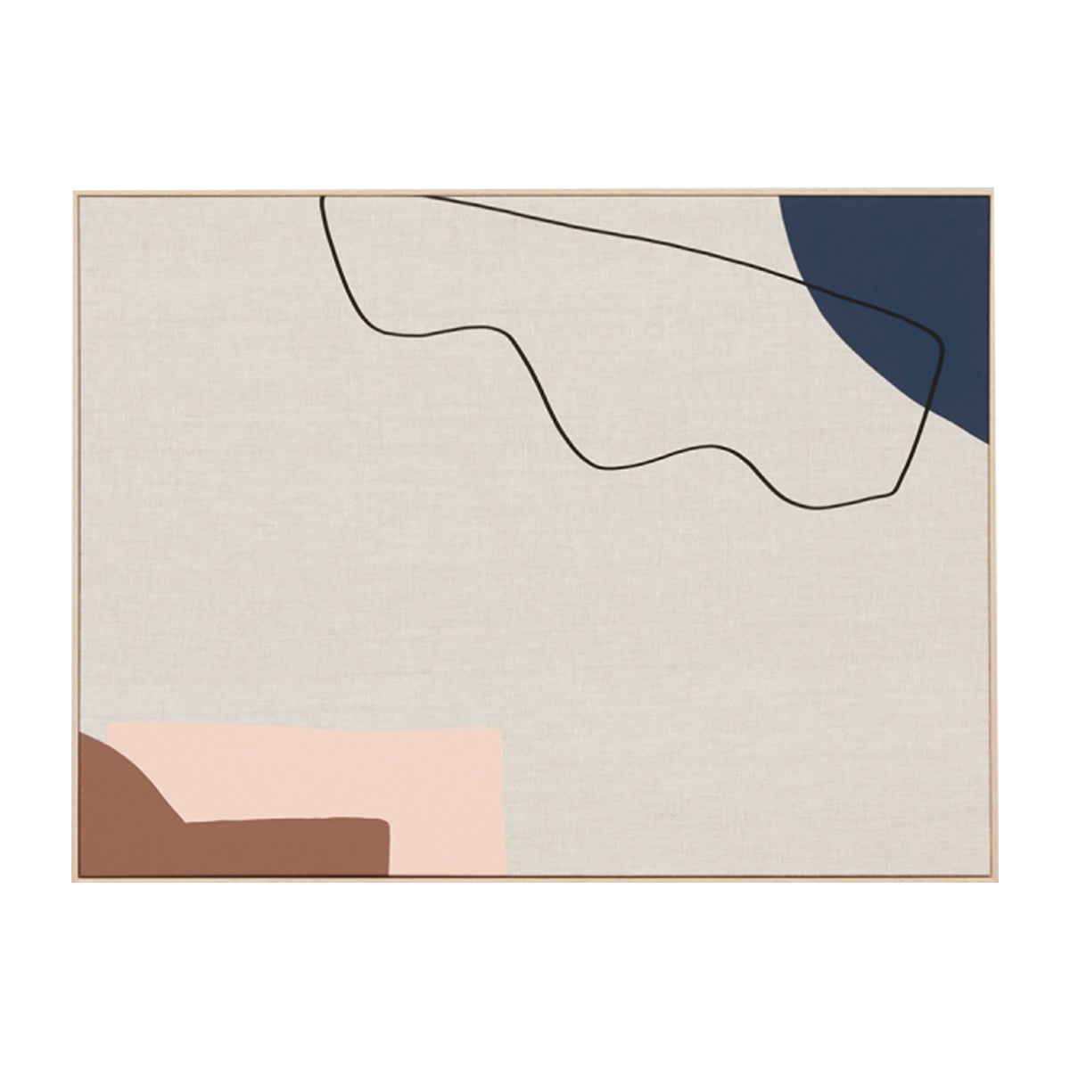 Arles 2 Framed Screenprint - Premium Wall Art Decor for Living Room, Bedroom & Office - Modern Abstract Artwork for Home & Office Decoration