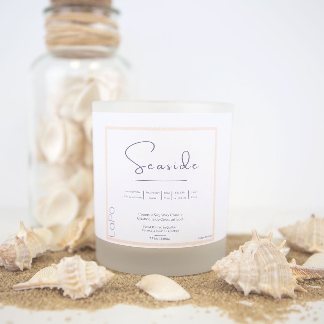 Premium Scented Candle - Ocean Breeze Fragrance for Home & Relaxation - Perfect for Spa, Bathroom, Bedroom & Romantic Nights