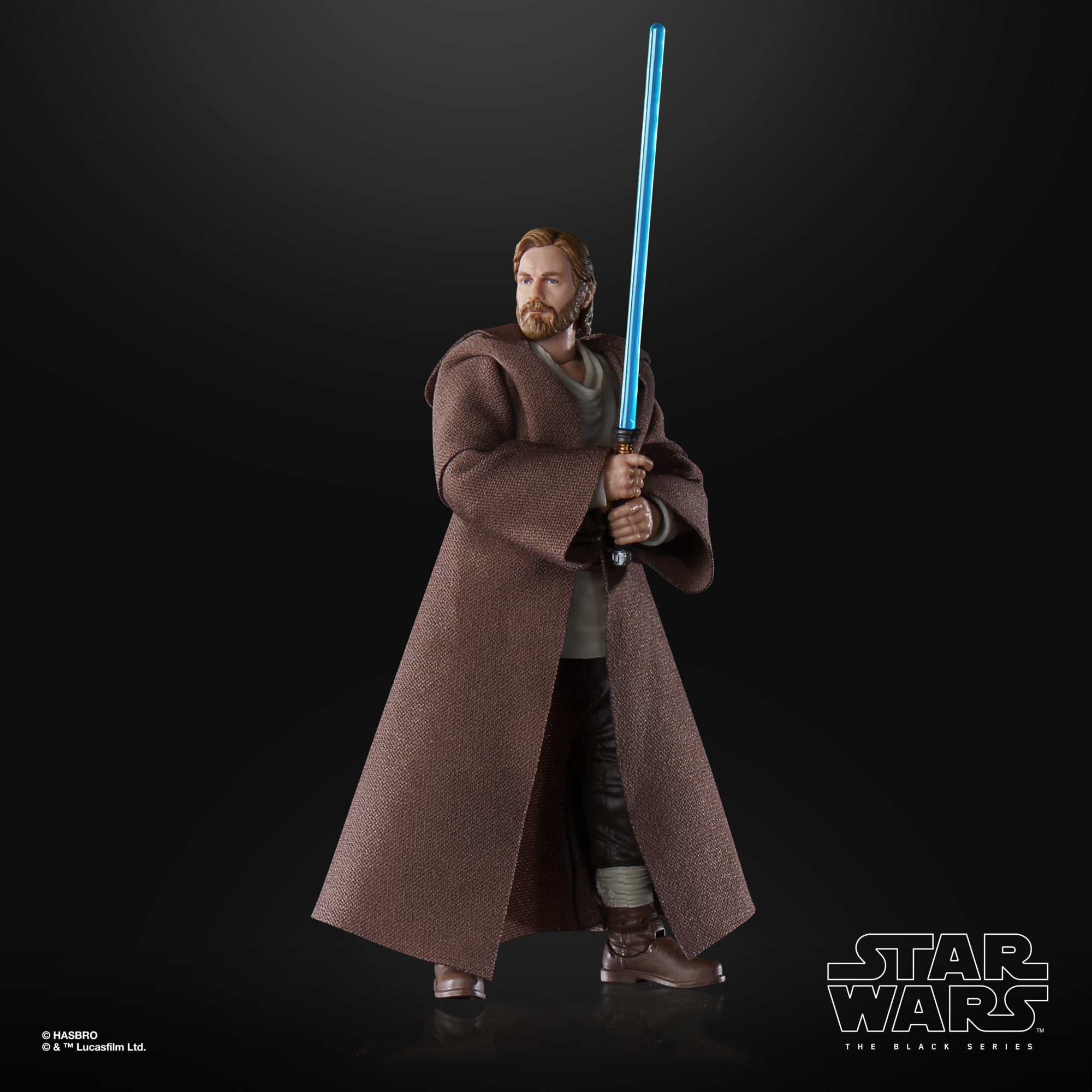 Star Wars The Black Series Obi Wan Kenobi Wandering Jedi 6-Inch Action Figure - Premium Collectible Toy for Display & Role Play Scenes