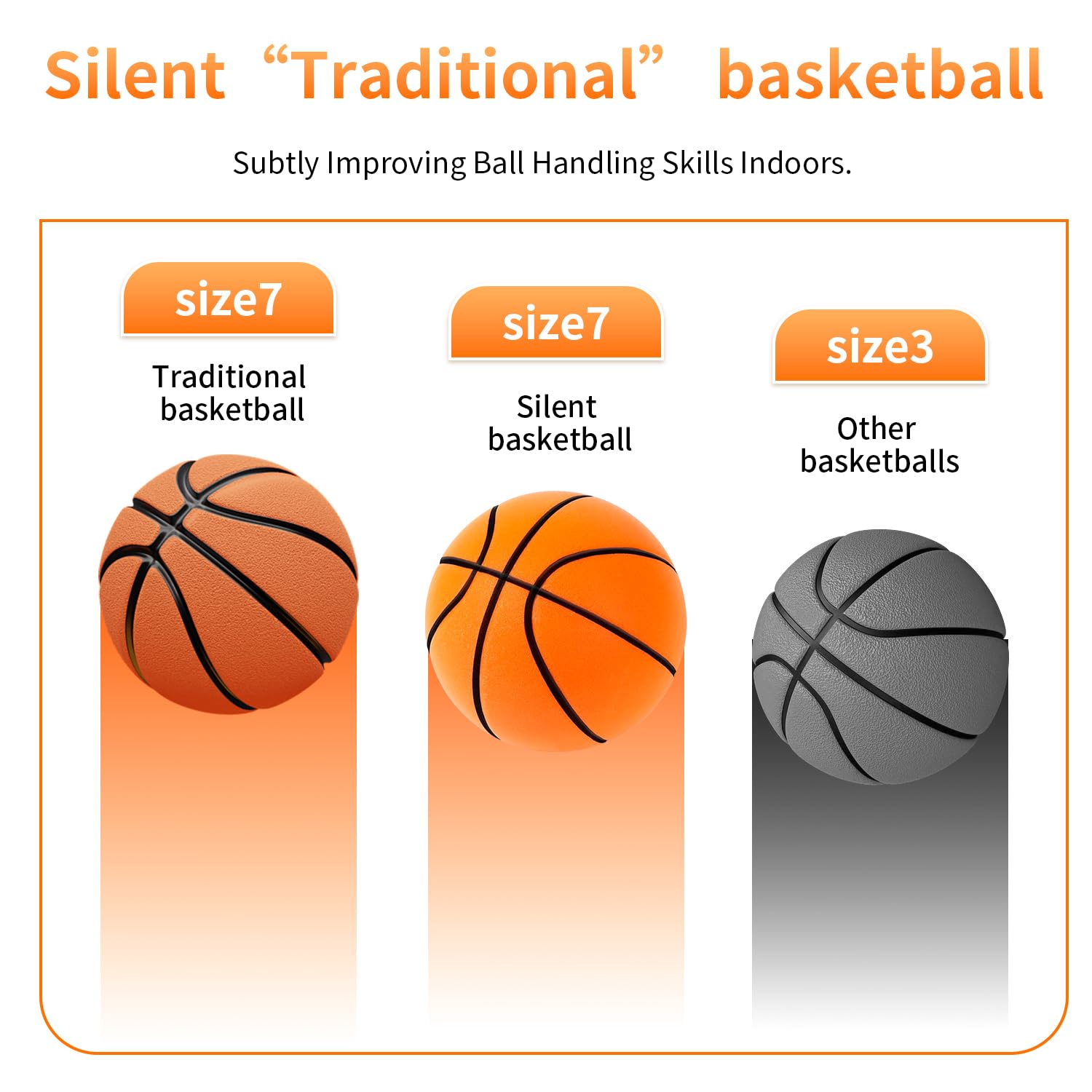 Upgrade Silent Basketball Size 7 (29.5