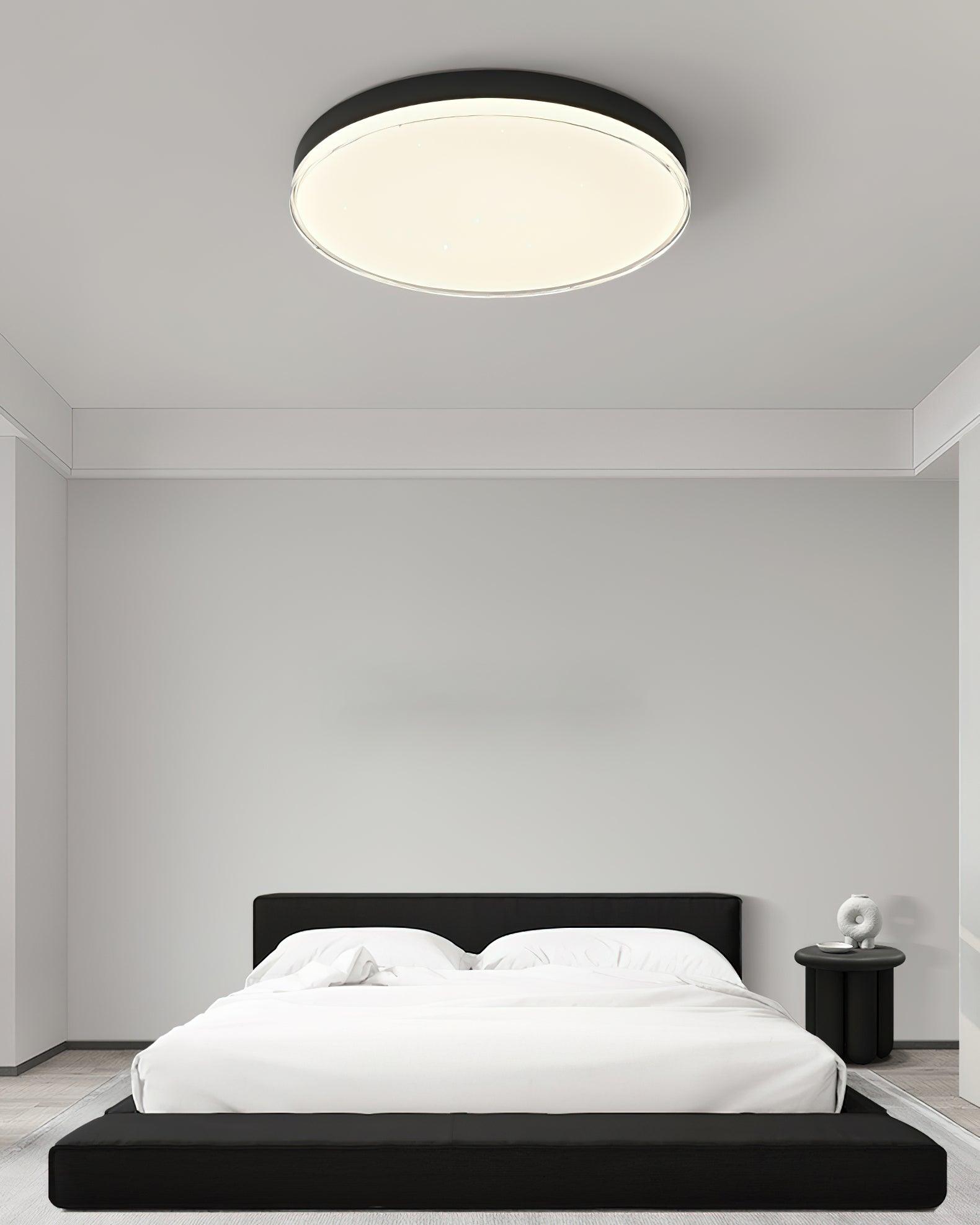 Mimixi Modern LED Ceiling Light Fixture - Dimmable Flush Mount Lighting for Bedroom, Living Room, Kitchen & Office - Energy Efficient Home Decor