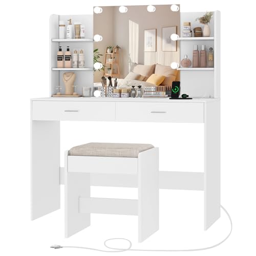 White With Charging Station