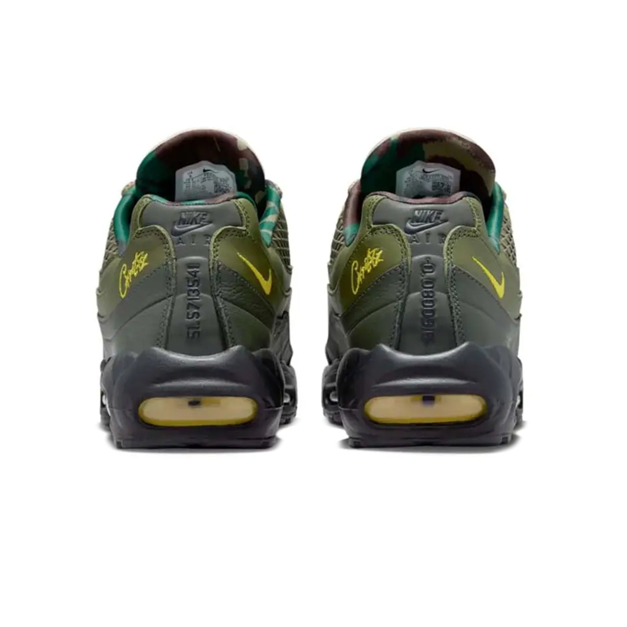 Corteiz x Nike Air Max 95 SP Green Sneakers - Men's Running Shoes for Jogging, Gym & Casual Wear