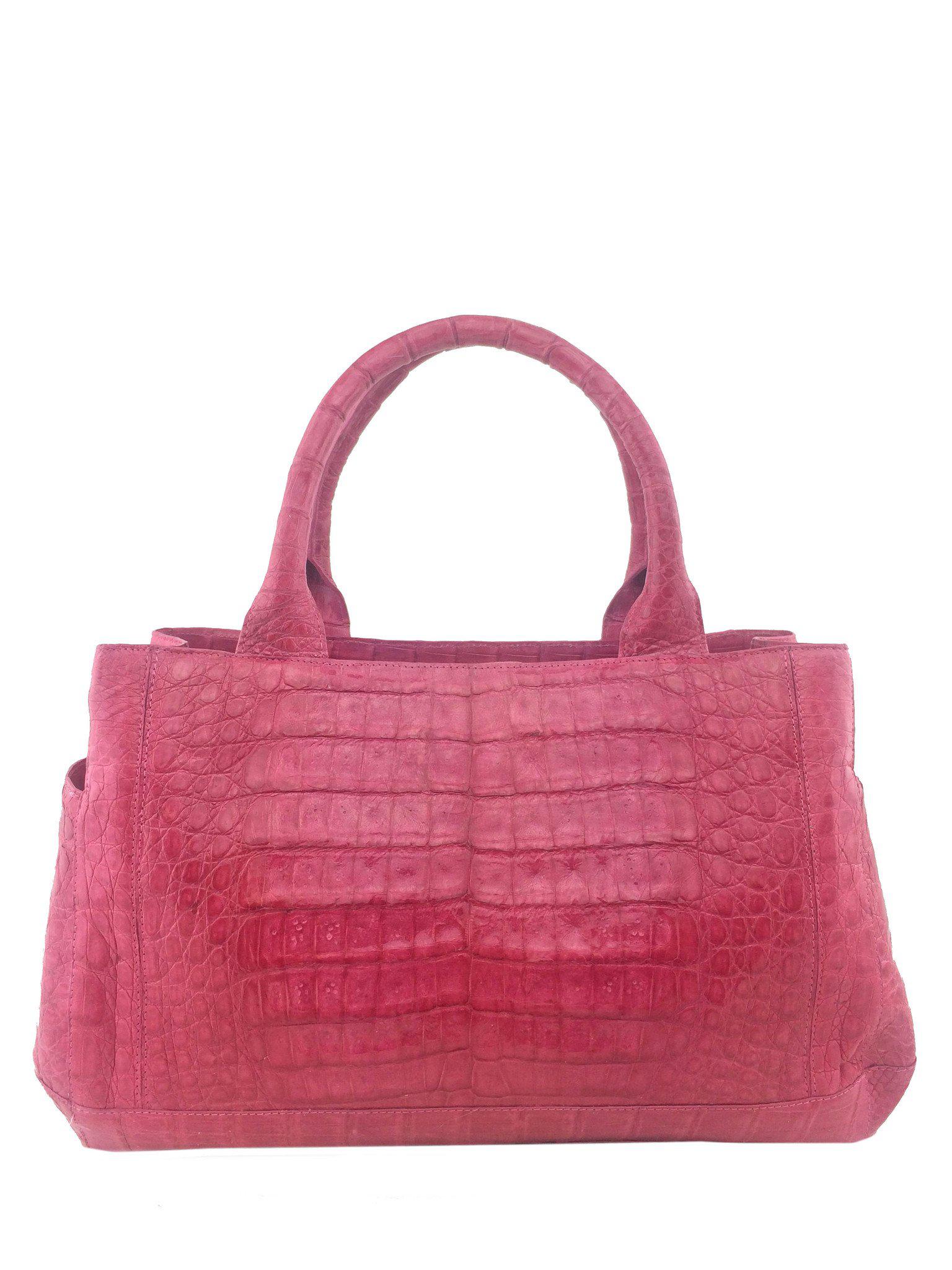 Nancy Gonzalez Medium Crocodile Tote Bag - Luxury Designer Handbag for Women, Genuine Crocodile Leather Purse - Perfect for Work, Travel & Everyday Use