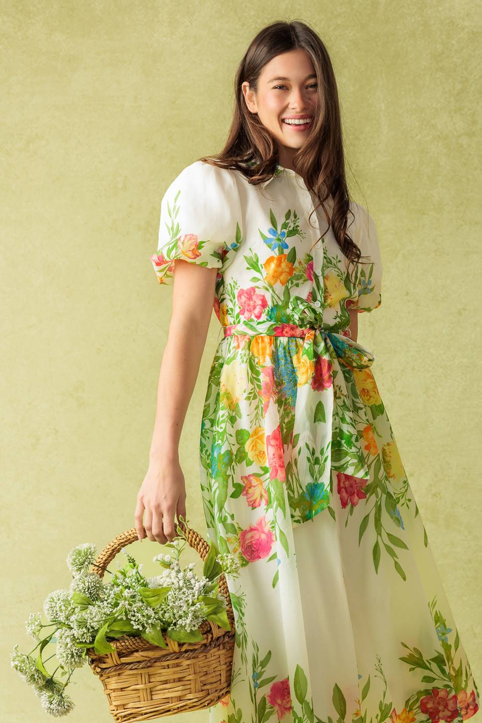 MUCH TO DO Floral Print Midi Dress - Elegant Summer Dress for Women, Perfect for Parties, Weddings & Casual Outings